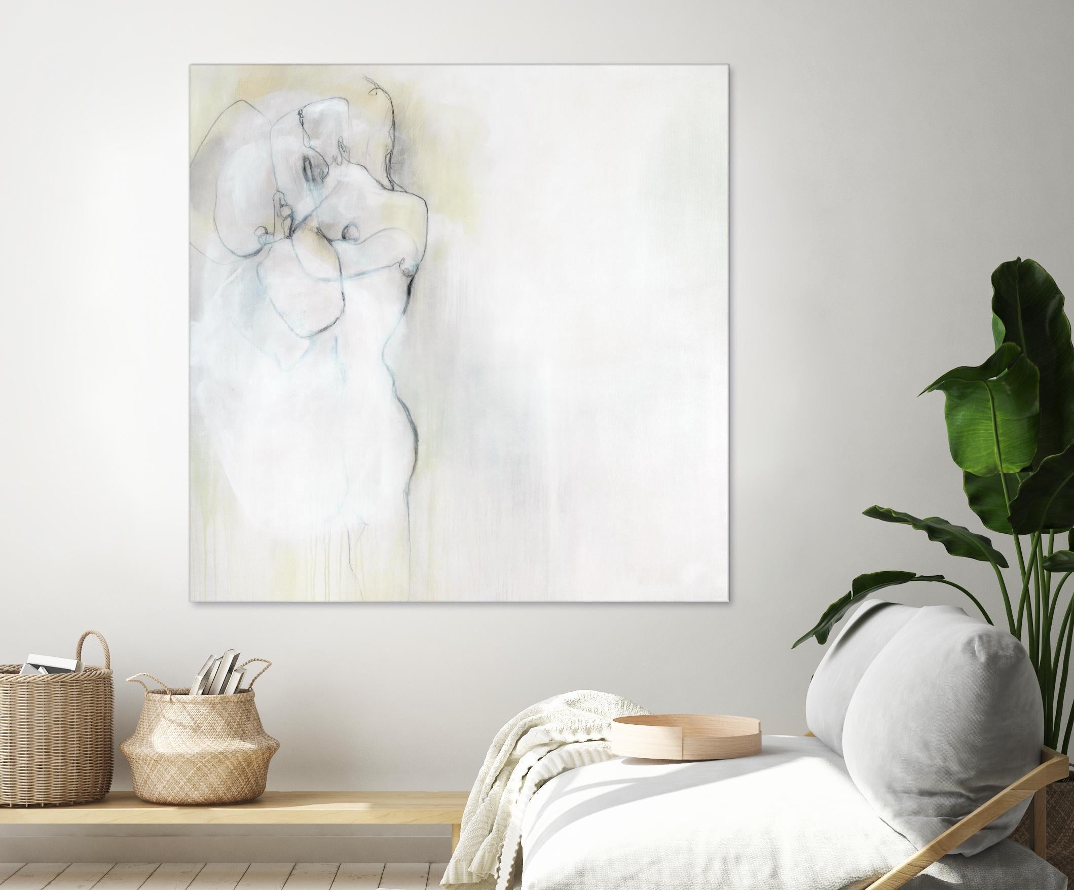 Together in Peace by Daleno Art on GIANT ART - white abstract abstrait