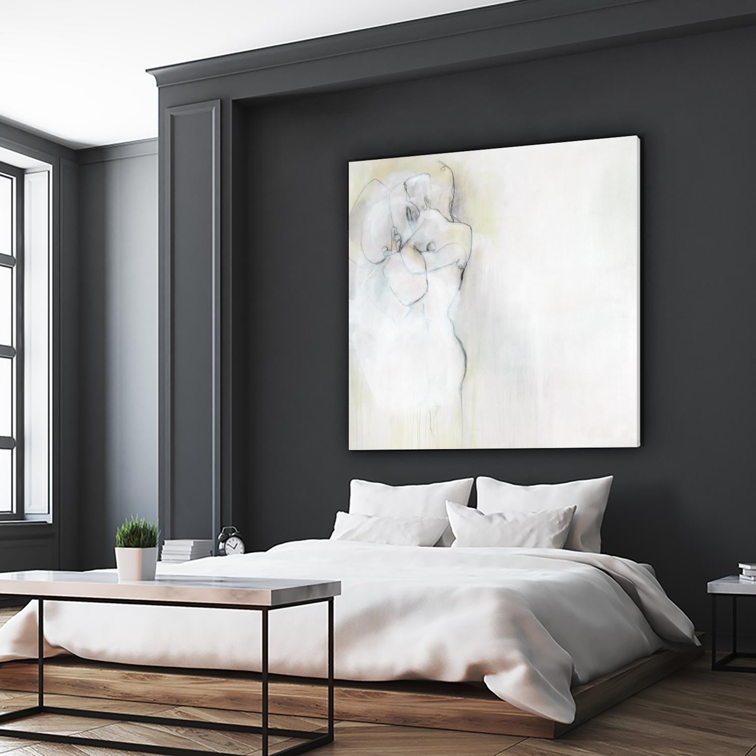 Together in Peace by Daleno Art on GIANT ART - white abstract abstrait