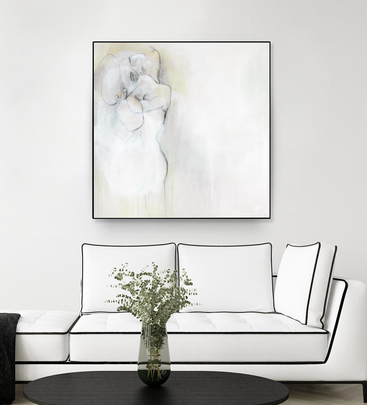 Together in Peace by Daleno Art on GIANT ART - white abstract abstrait