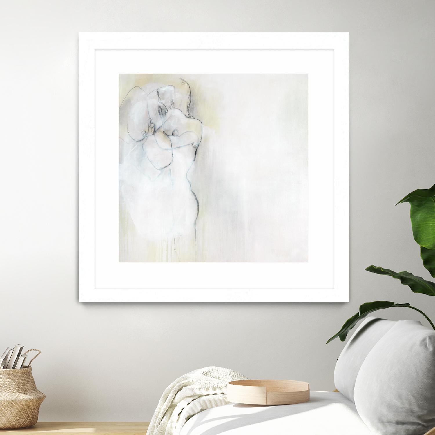 Together in Peace by Daleno Art on GIANT ART - white abstract abstrait