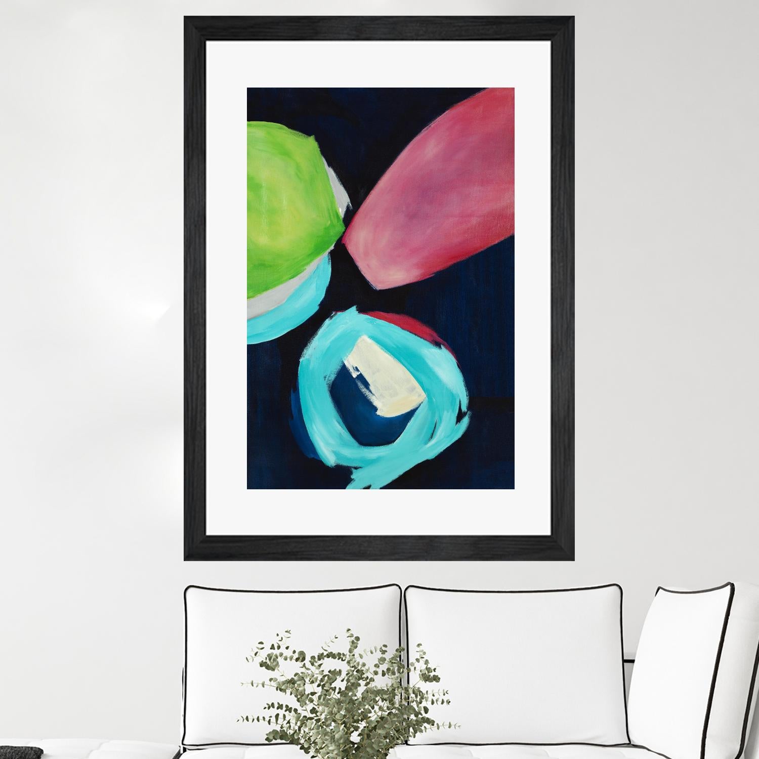 Interjecting II by Daleno Art on GIANT ART - pink abstract