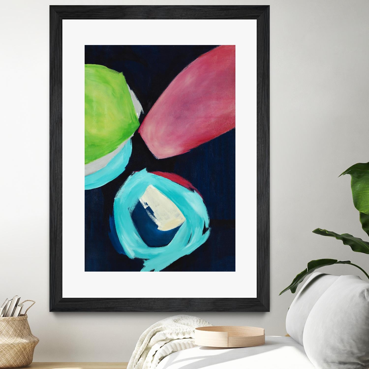 Interjecting II by Daleno Art on GIANT ART - pink abstract