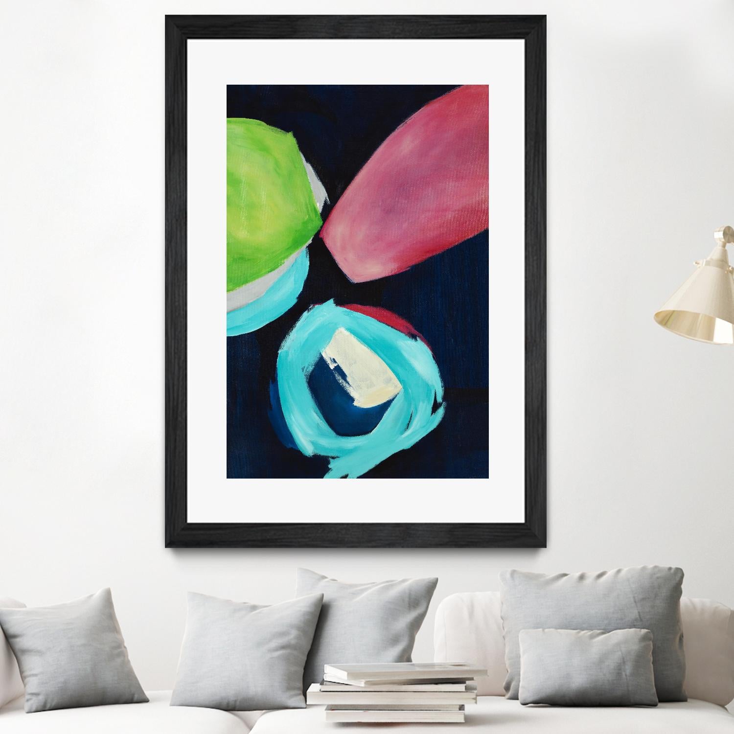 Interjecting II by Daleno Art on GIANT ART - pink abstract