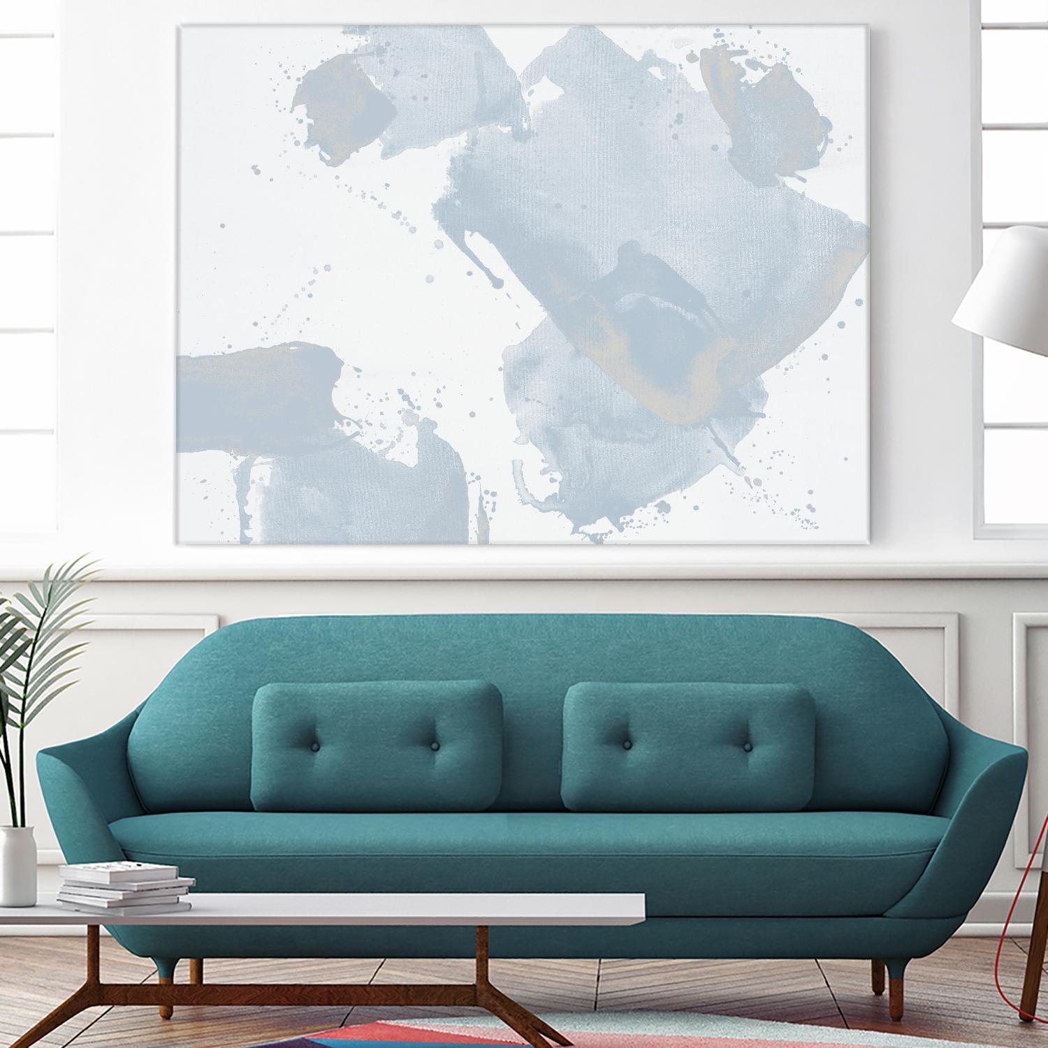 Baby Doll Blues II by Daleno Art on GIANT ART - blue abstract abstract