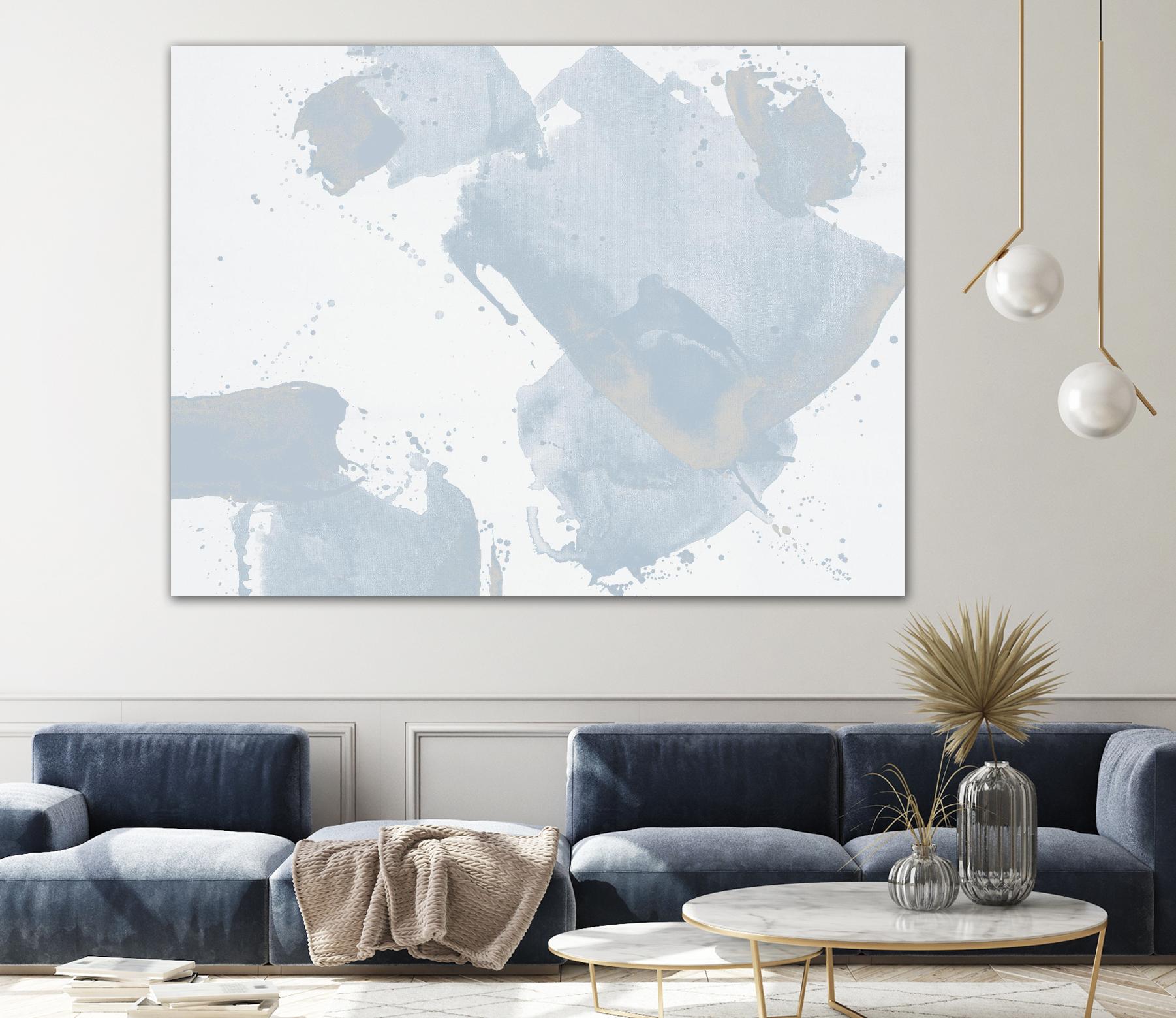 Baby Doll Blues II by Daleno Art on GIANT ART - blue abstract abstract