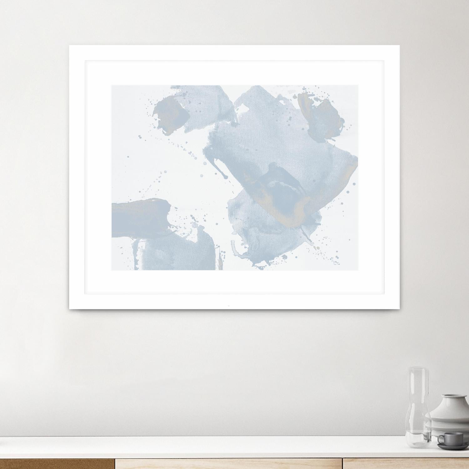 Baby Doll Blues II by Daleno Art on GIANT ART - blue abstract abstract