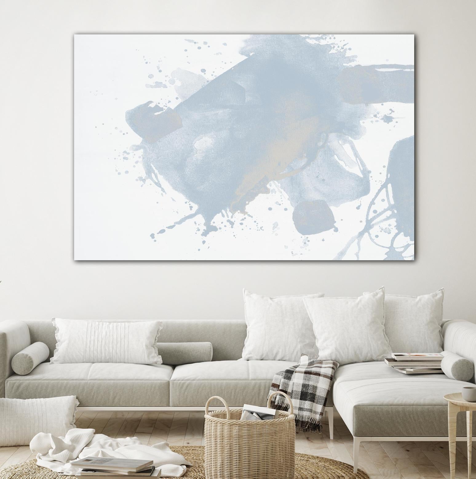 Baby Doll Blues V by Daleno Art on GIANT ART - blue abstract abstract