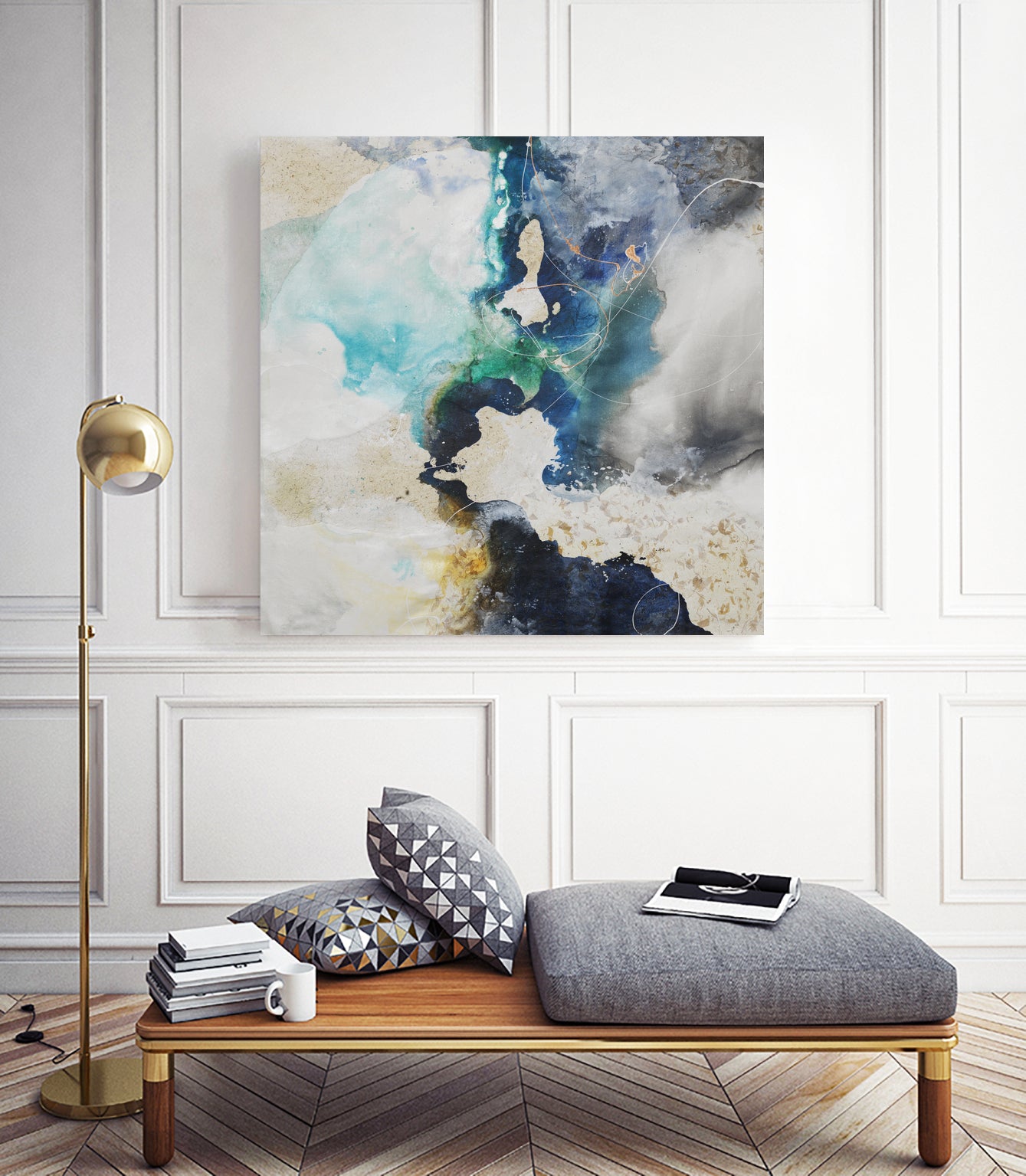 Kinky Flow by Daleno Art on GIANT ART - multi abstract