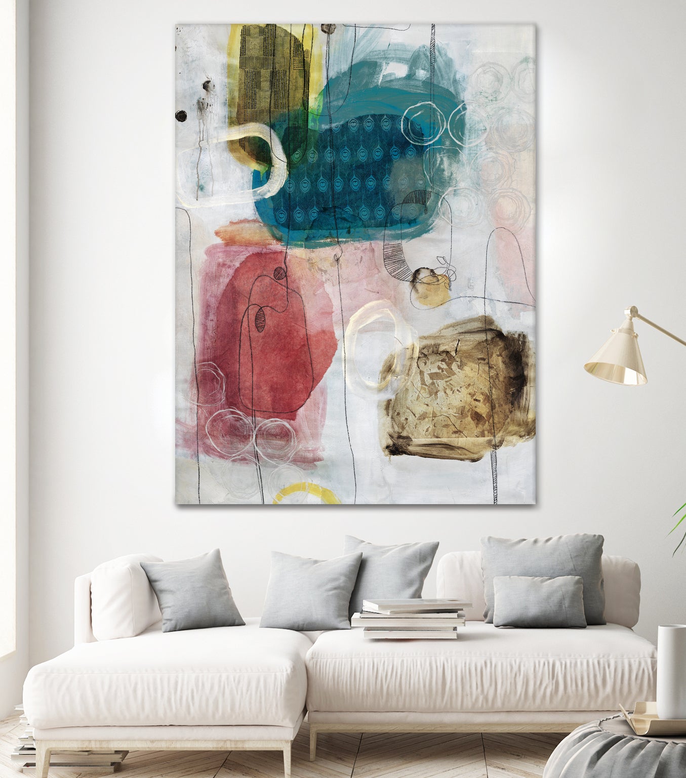 Flip Flop by Daleno Art on GIANT ART - multi abstract