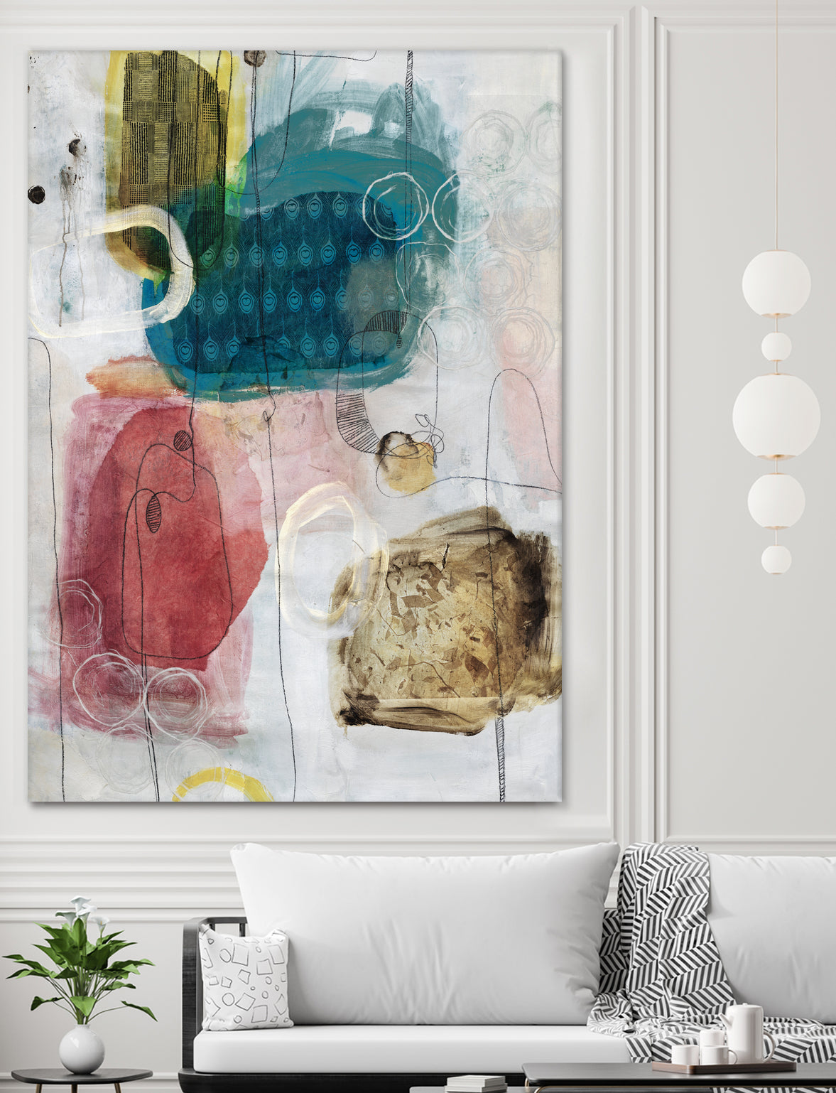 Flip Flop by Daleno Art on GIANT ART - multi abstract