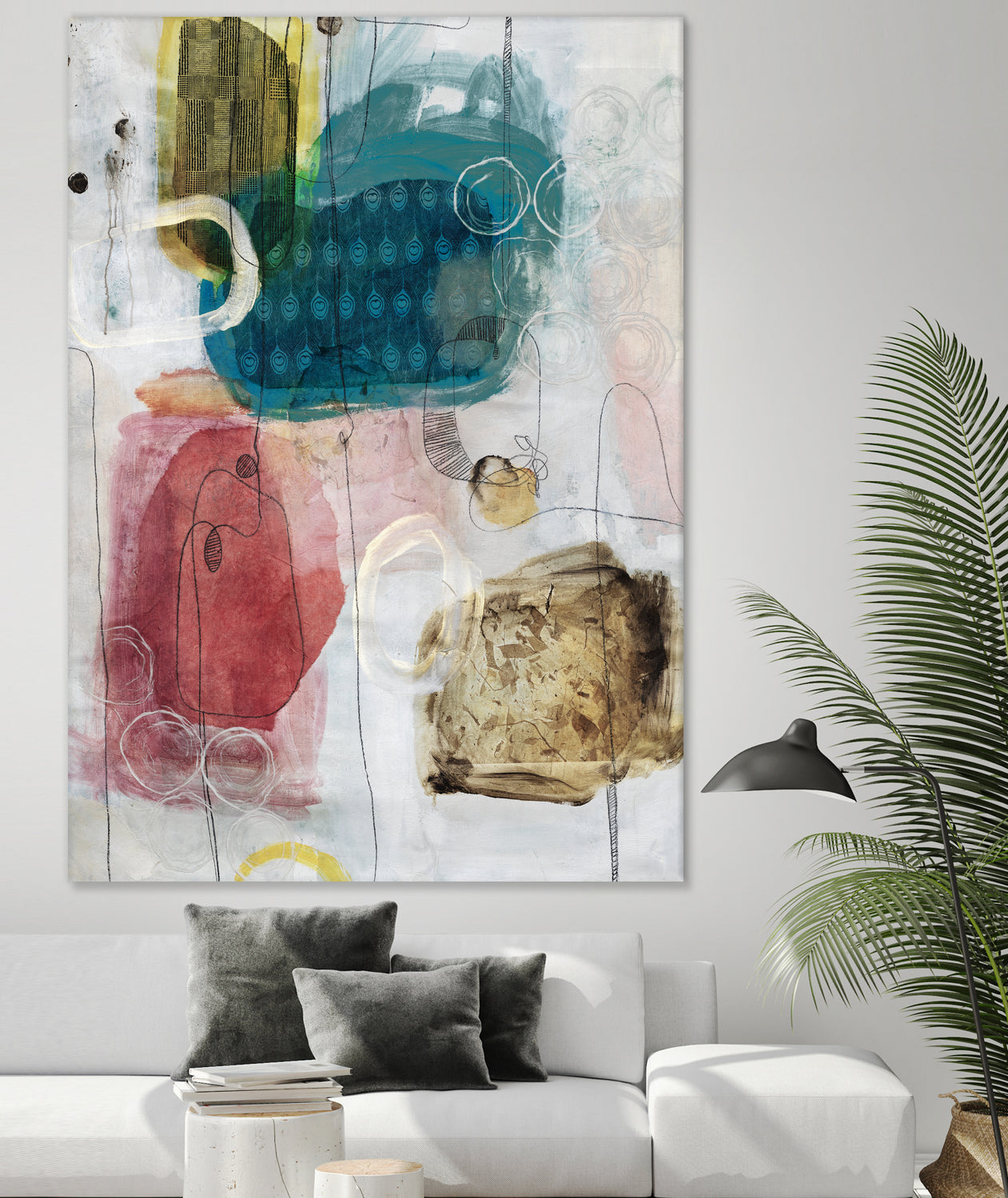 Flip Flop by Daleno Art on GIANT ART - multi abstract