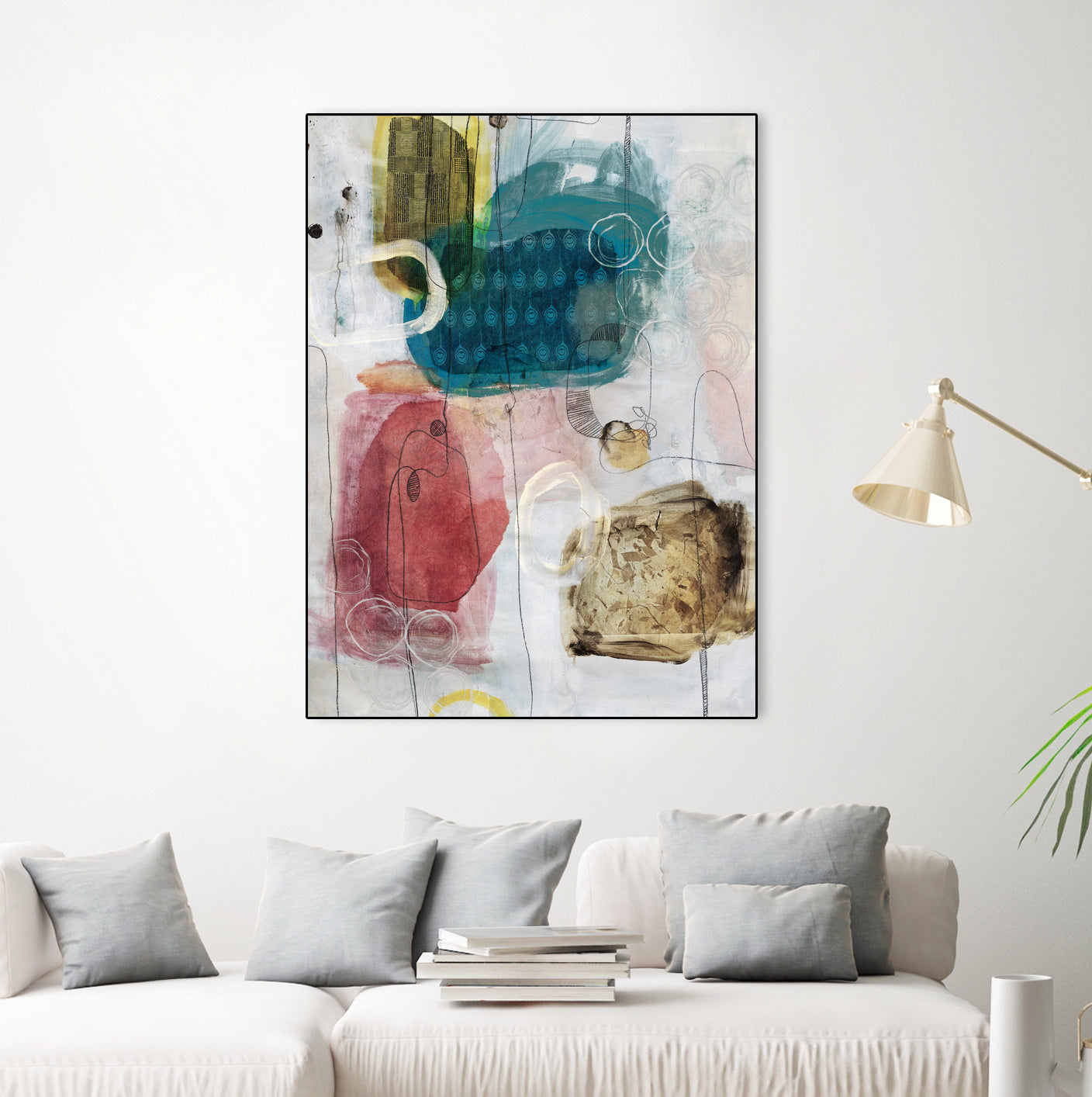 Flip Flop by Daleno Art on GIANT ART - multi abstract