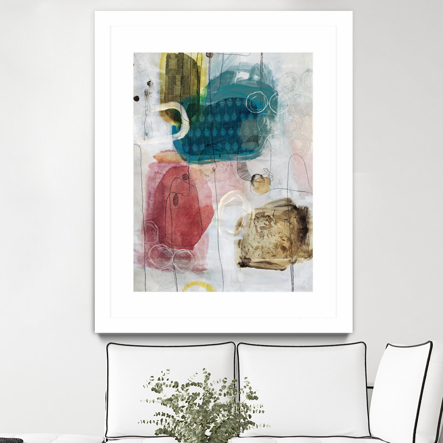 Flip Flop by Daleno Art on GIANT ART - multi abstract