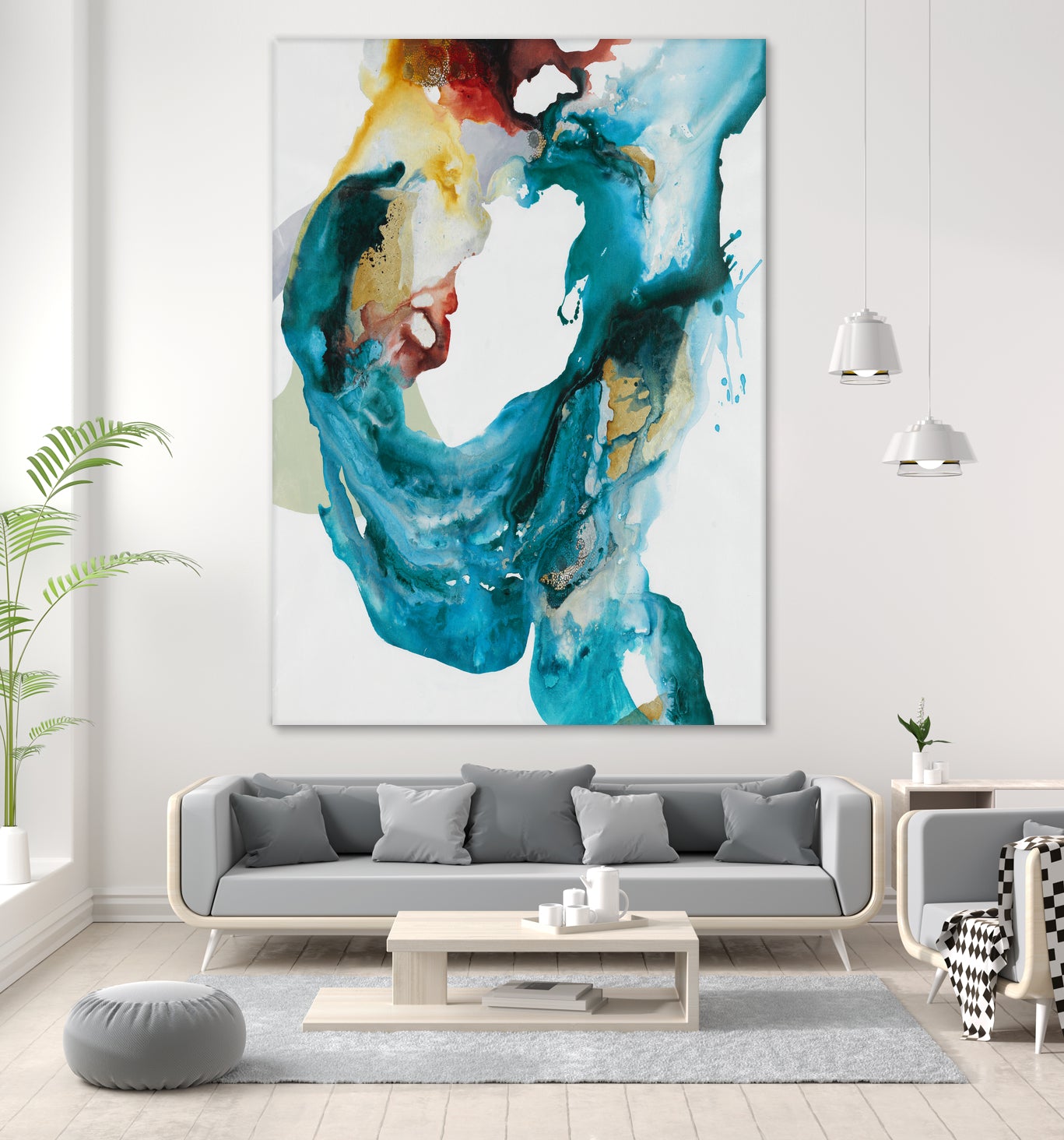 Weighted Flow II by Daleno Art on GIANT ART - abstract