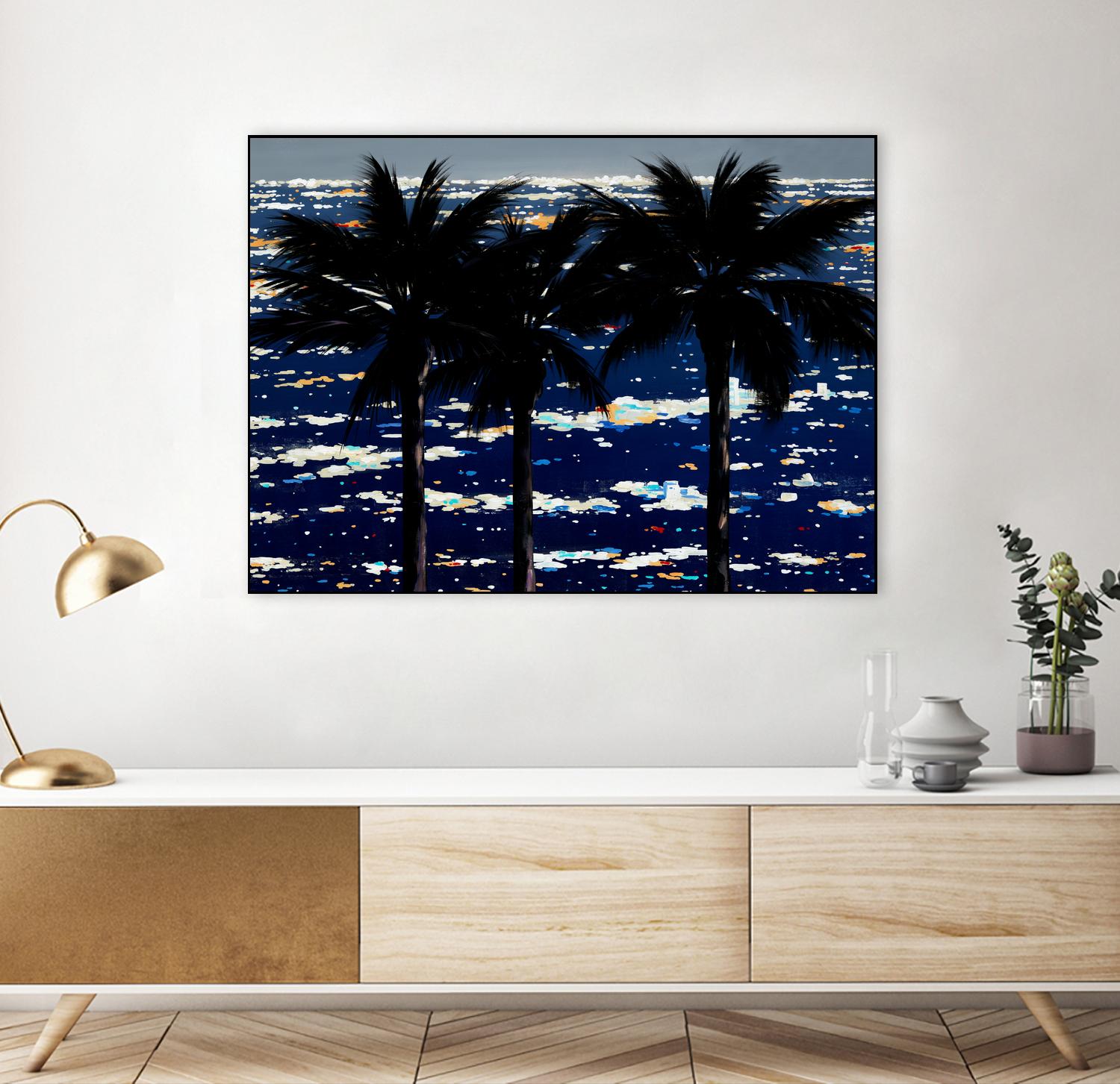 Lost in the View II by Daleno Art on GIANT ART - orange digital city