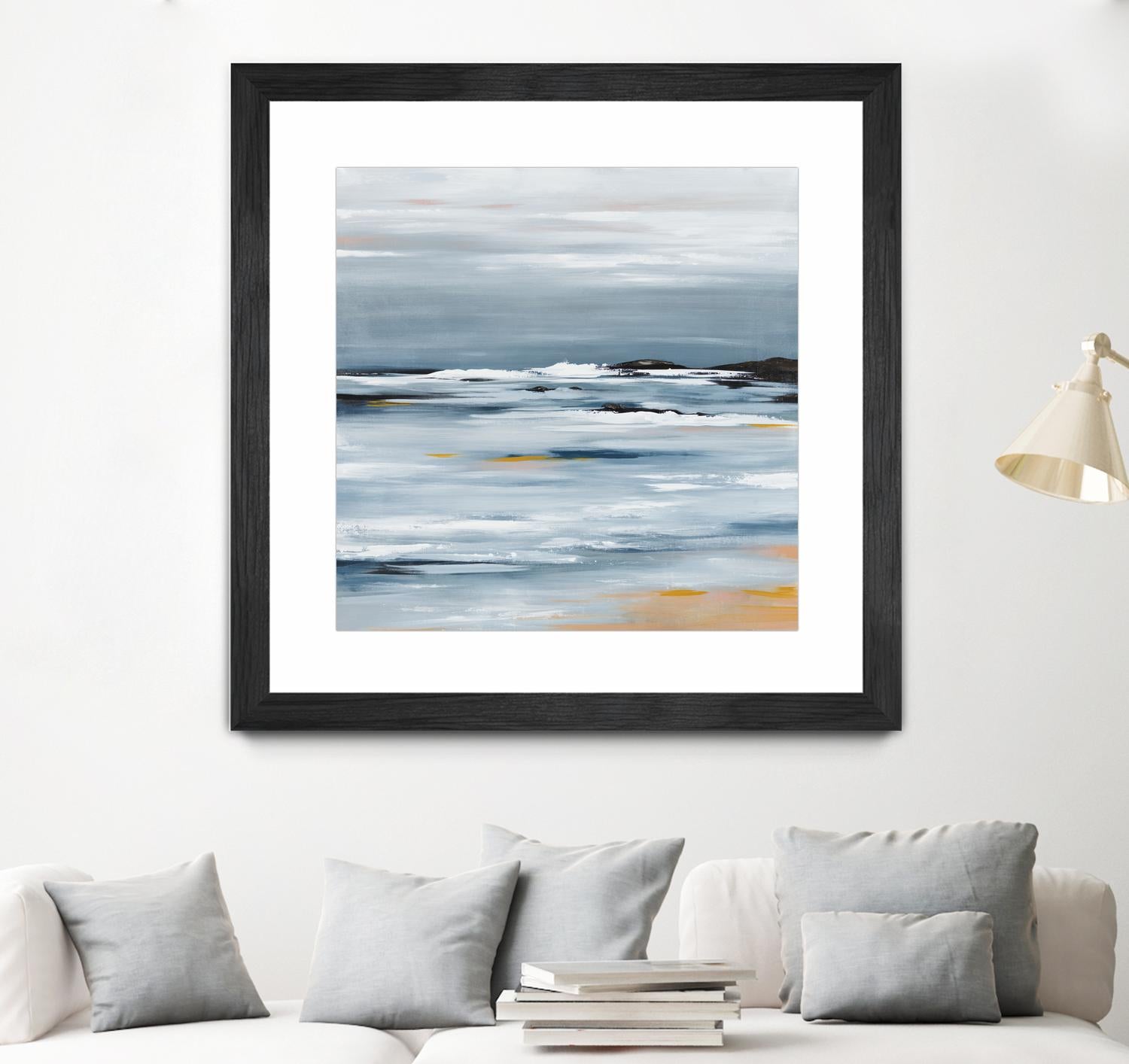 From The Bay Window by Daleno Art on GIANT ART - orange abstract