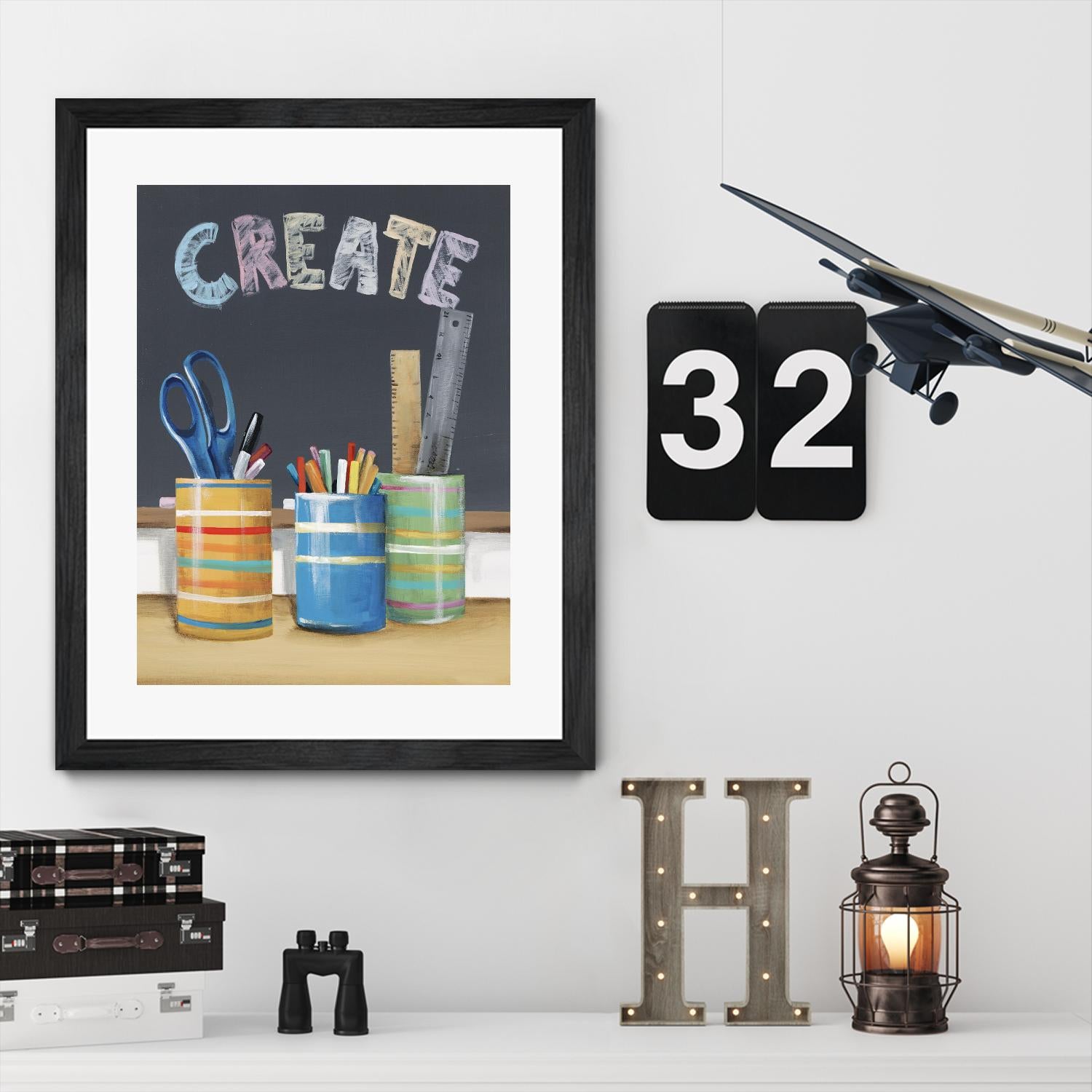 Rise and Shine IV by Daleno Art on GIANT ART - blue art for kids school