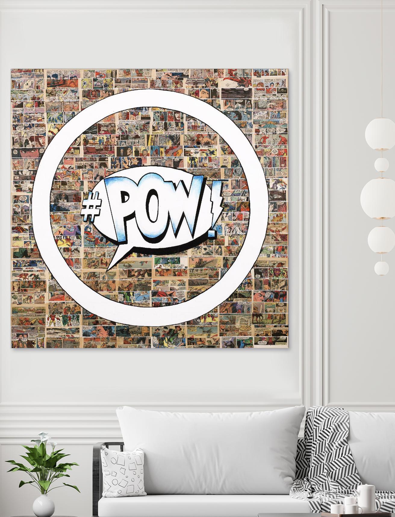 Smoke Circus I by Daleno Art on GIANT ART - white patterns circle