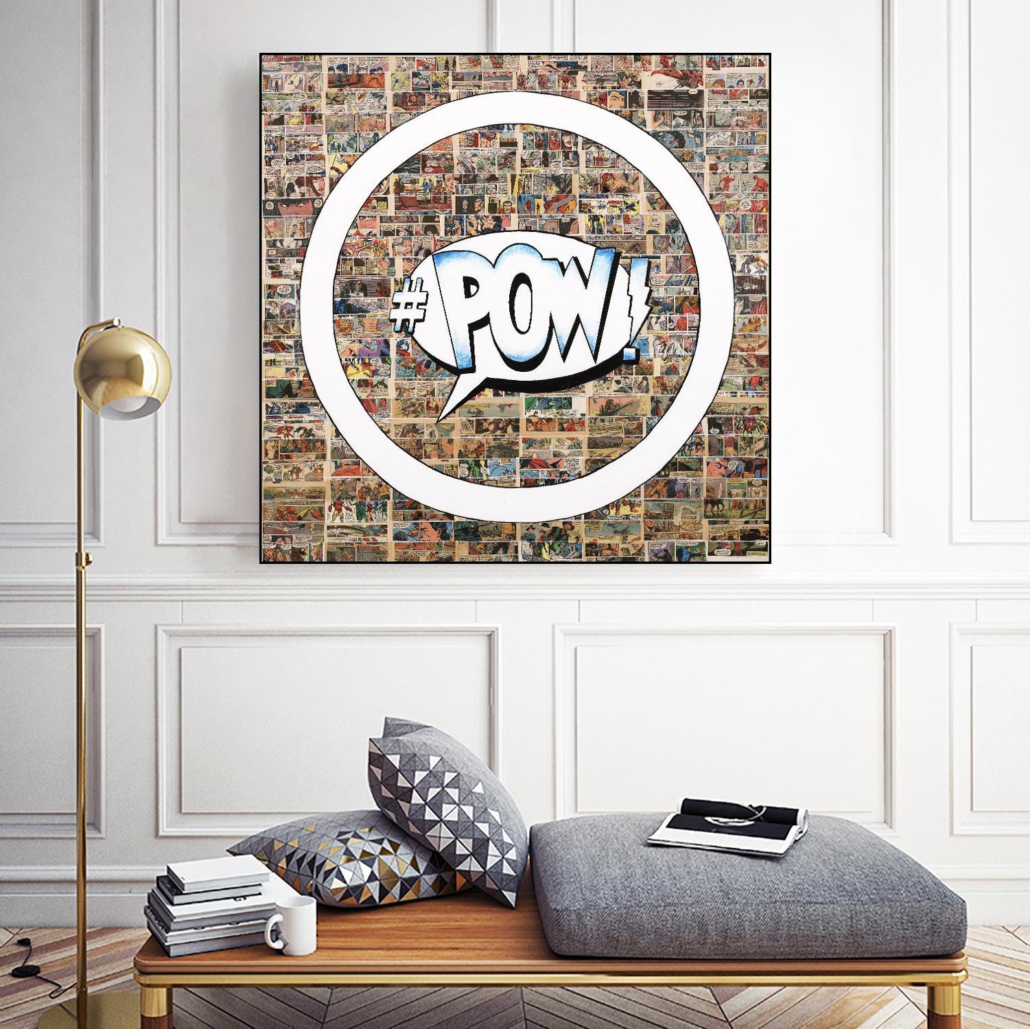 Smoke Circus I by Daleno Art on GIANT ART - white patterns circle