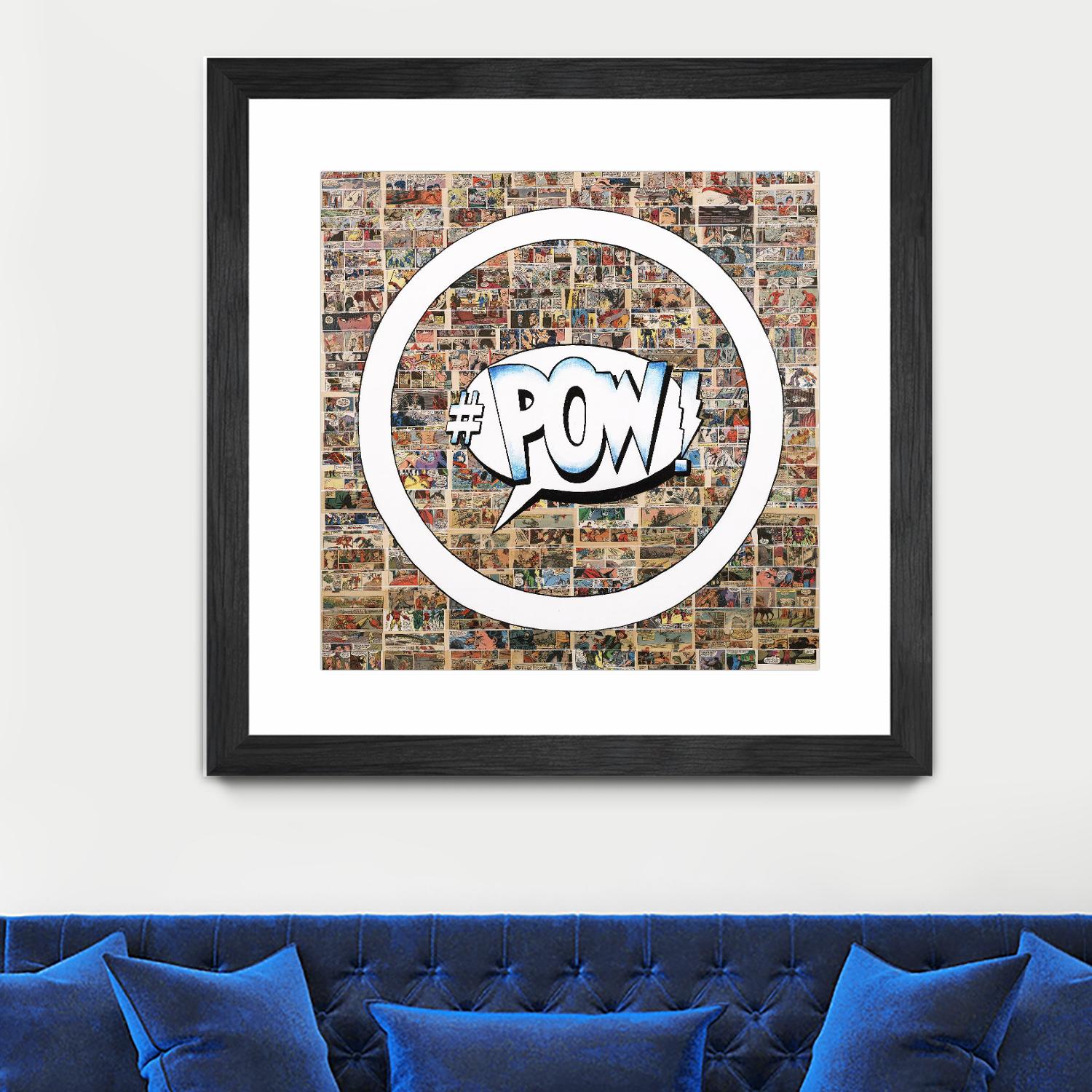 Smoke Circus I by Daleno Art on GIANT ART - white patterns circle