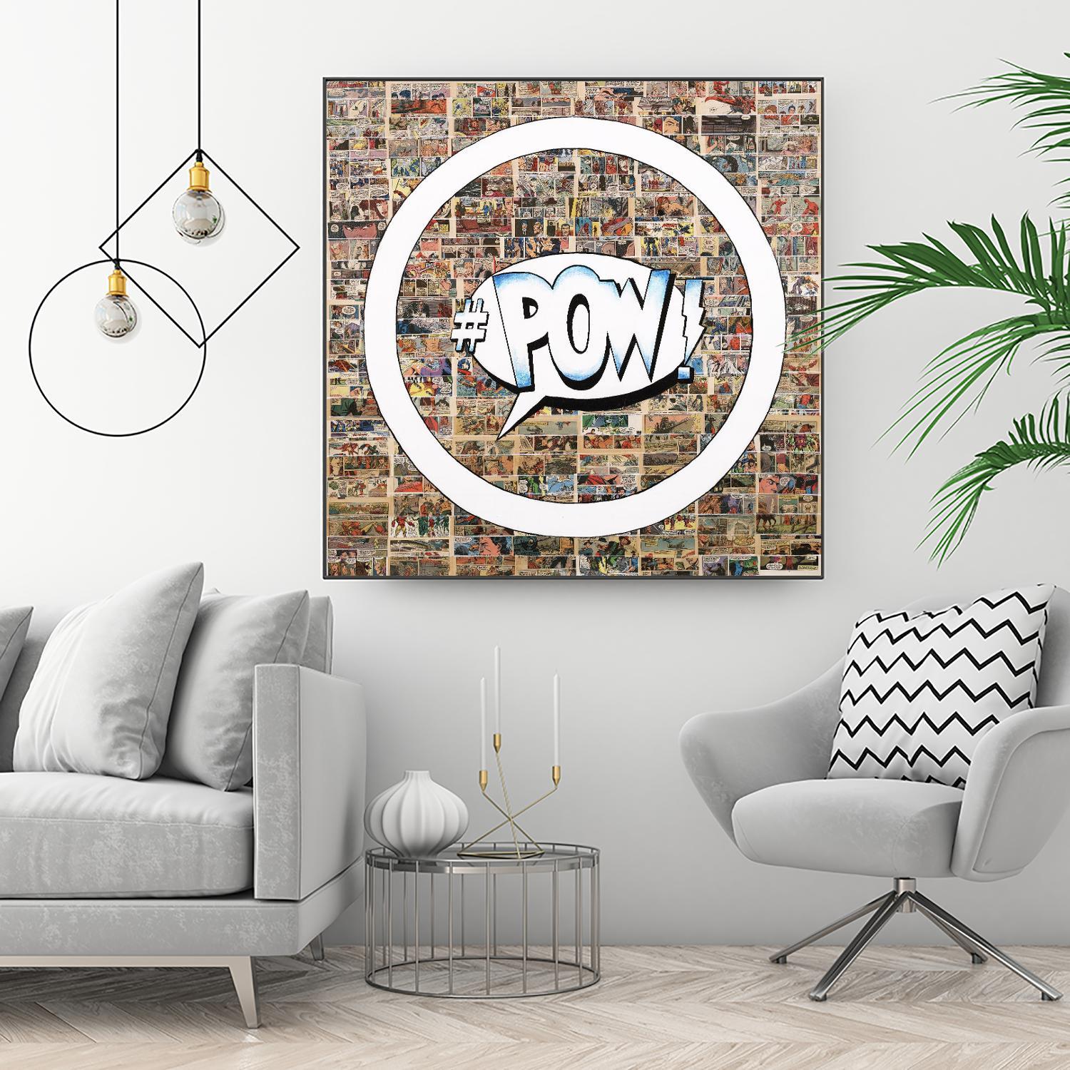 Smoke Circus I by Daleno Art on GIANT ART - white patterns circle