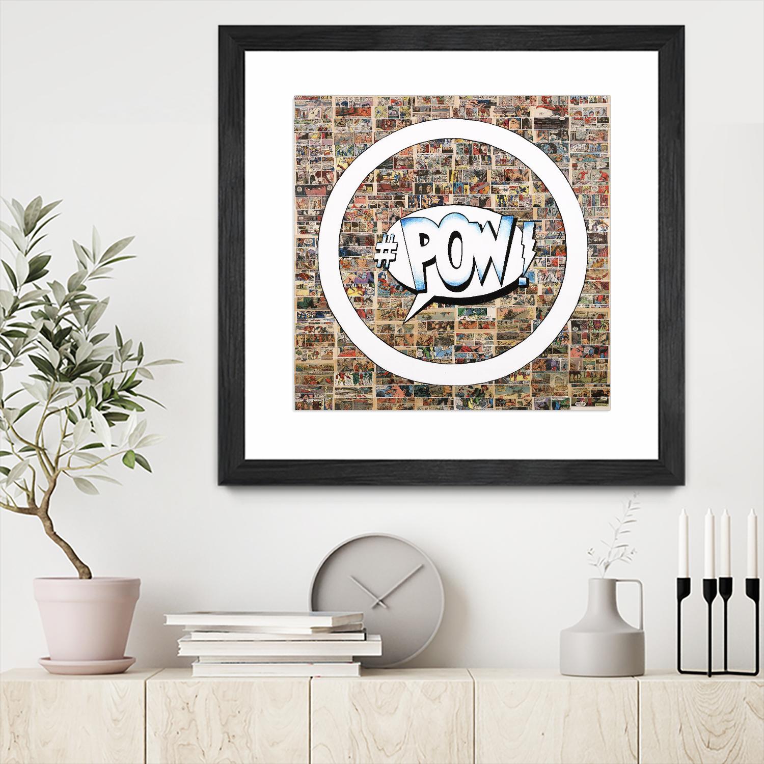 Smoke Circus I by Daleno Art on GIANT ART - white patterns circle