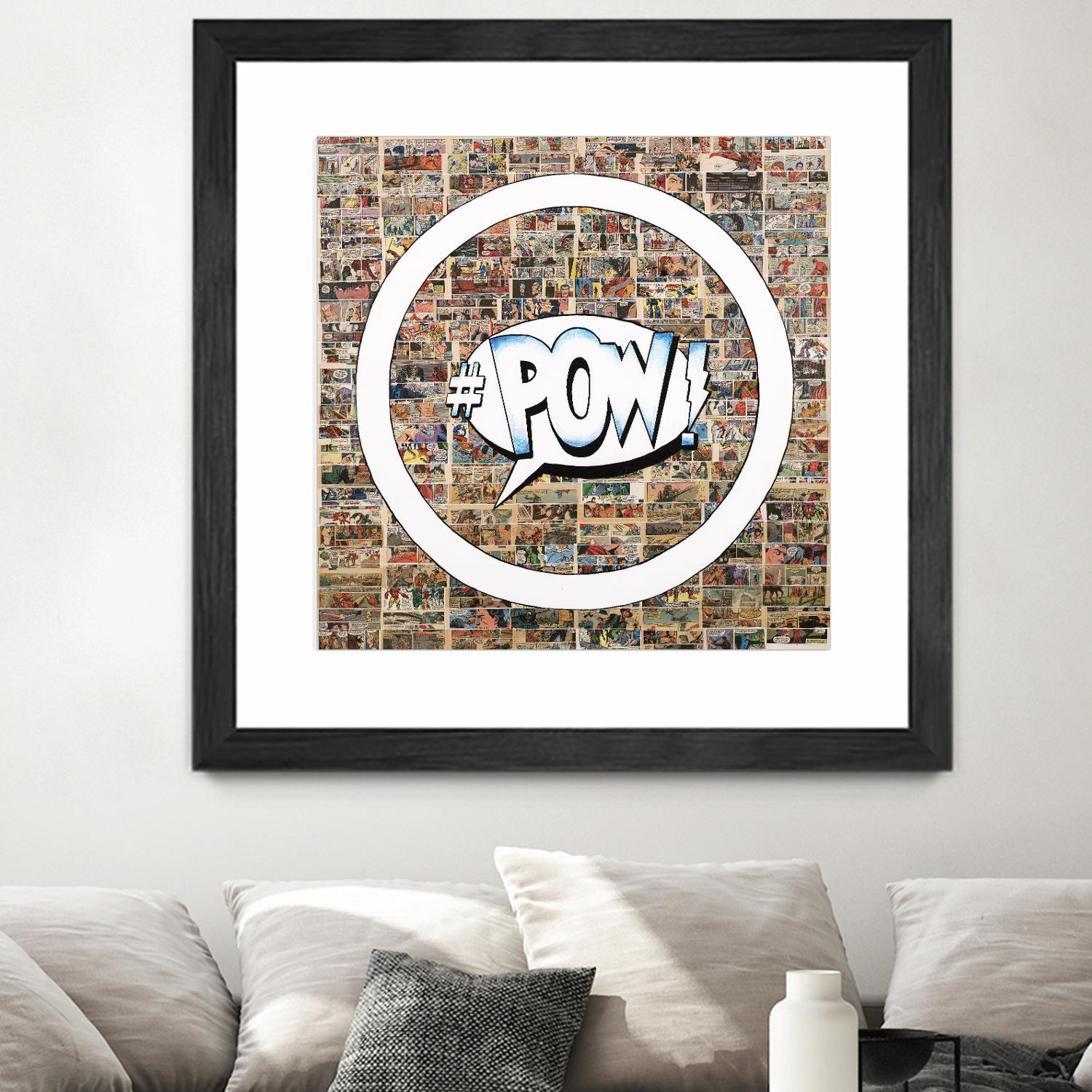 Smoke Circus I by Daleno Art on GIANT ART - white patterns circle