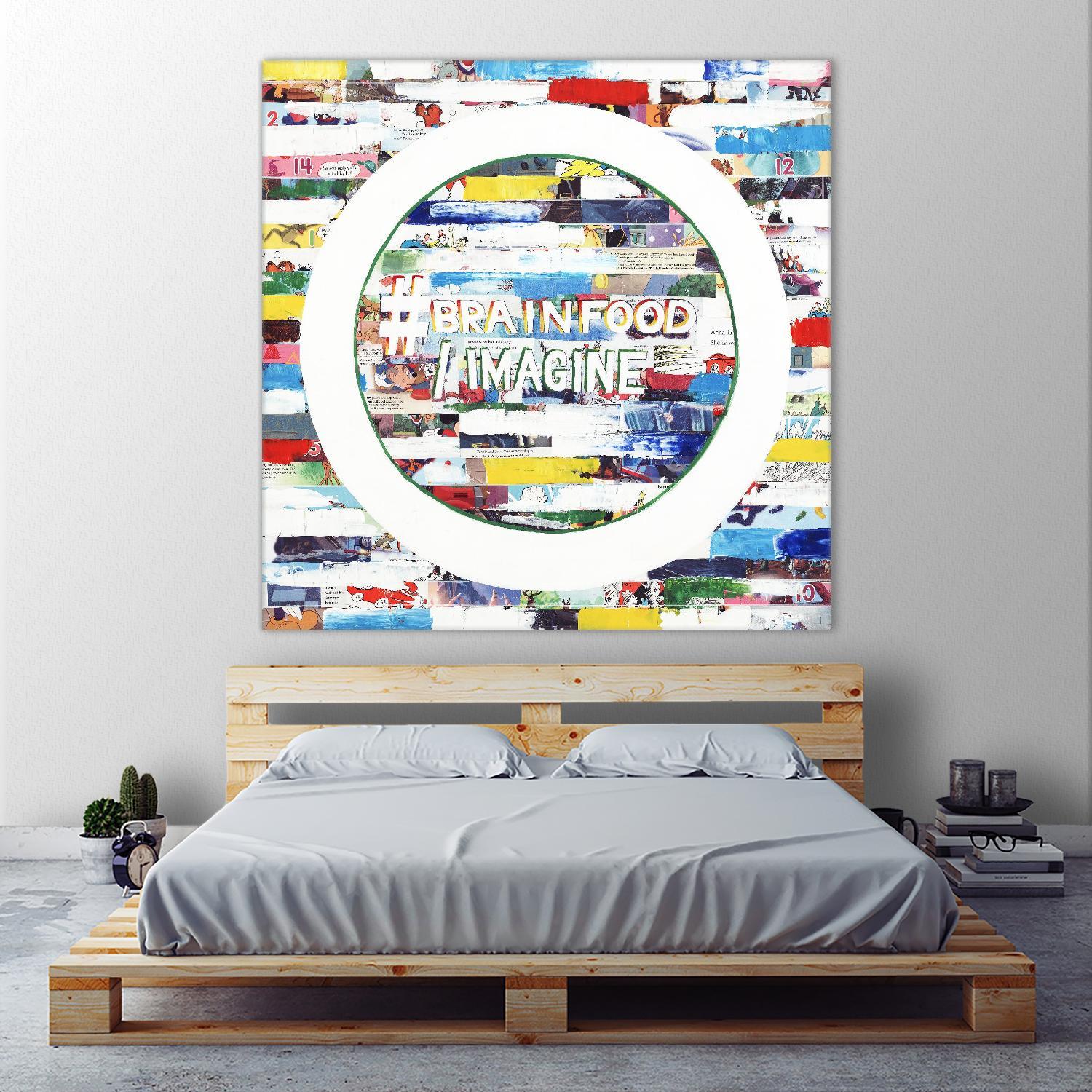 Smoke Circus IV by Daleno Art on GIANT ART - red patterns abstrait