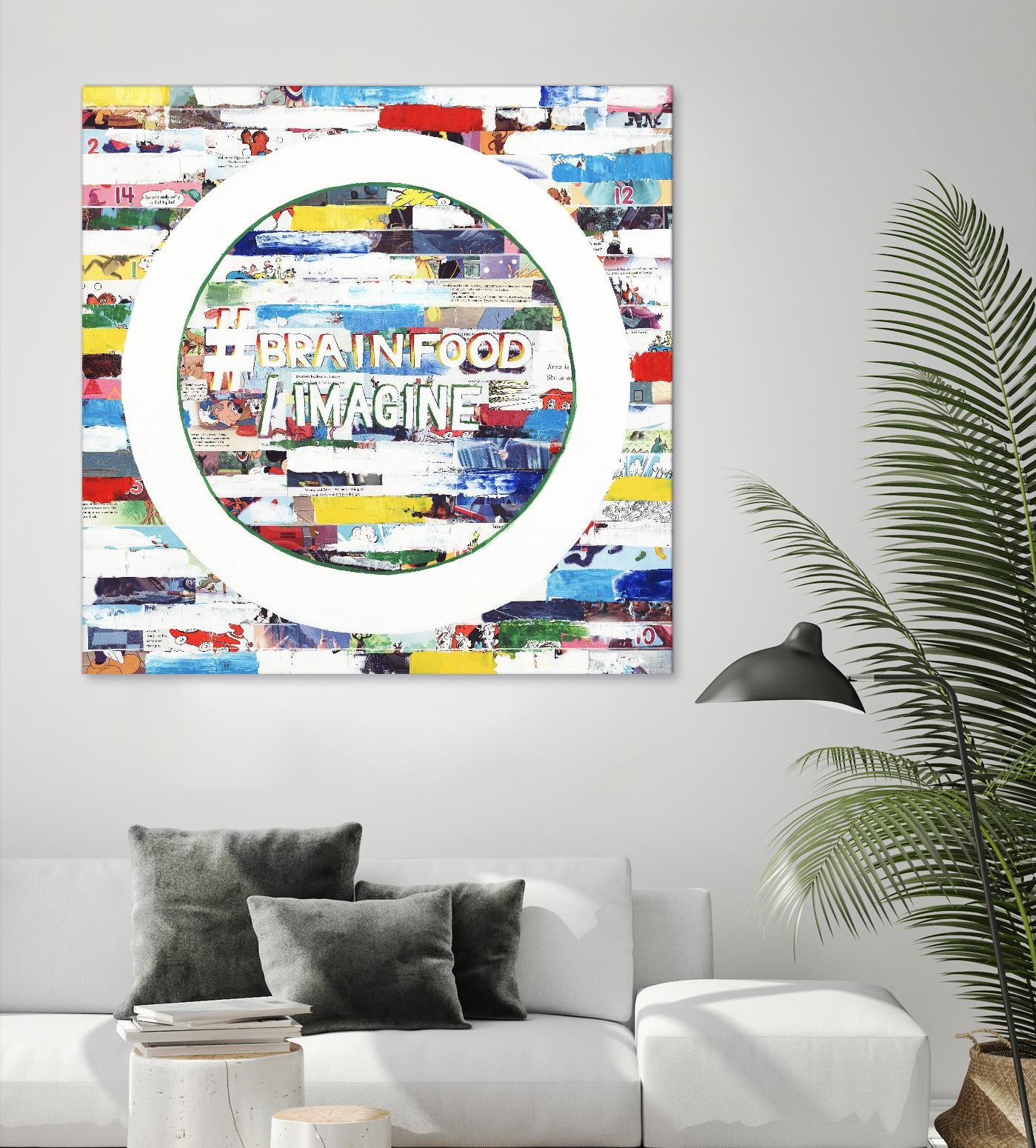 Smoke Circus IV by Daleno Art on GIANT ART - red patterns abstrait