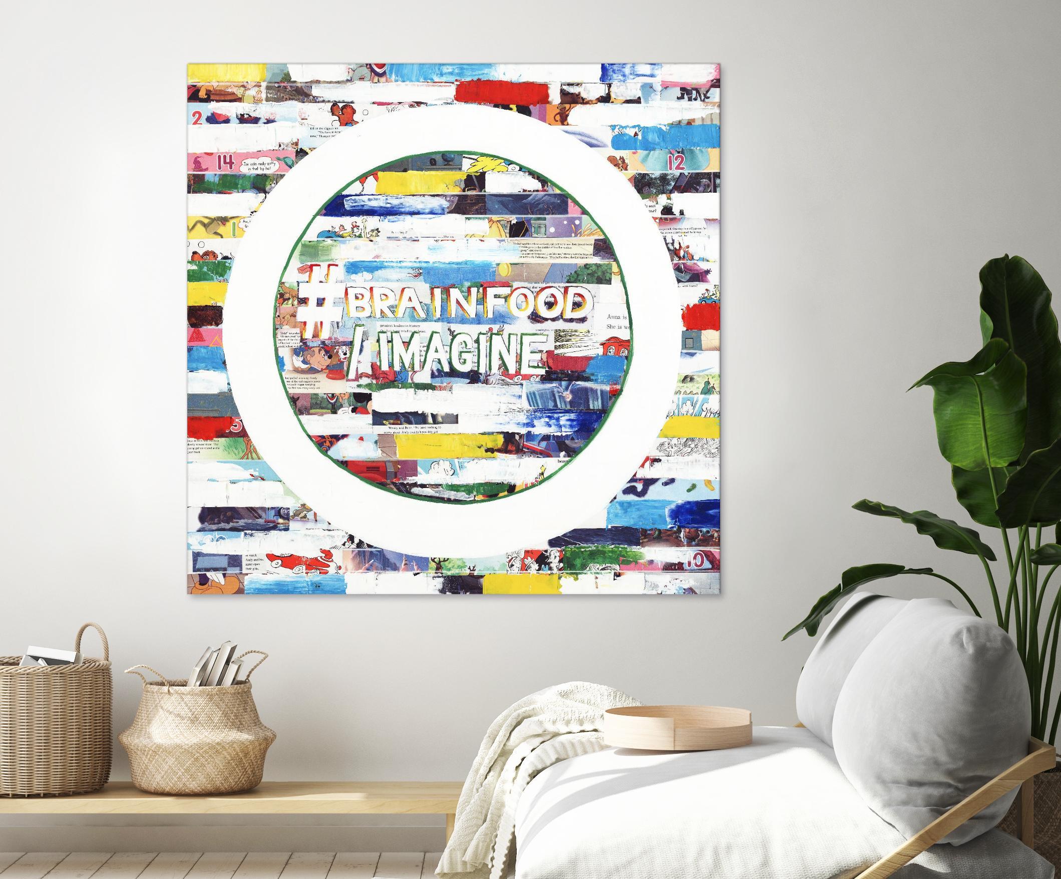 Smoke Circus IV by Daleno Art on GIANT ART - red patterns abstrait