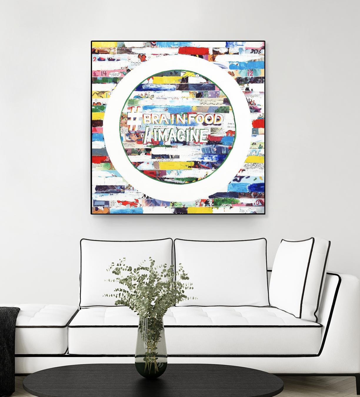 Smoke Circus IV by Daleno Art on GIANT ART - red patterns abstrait