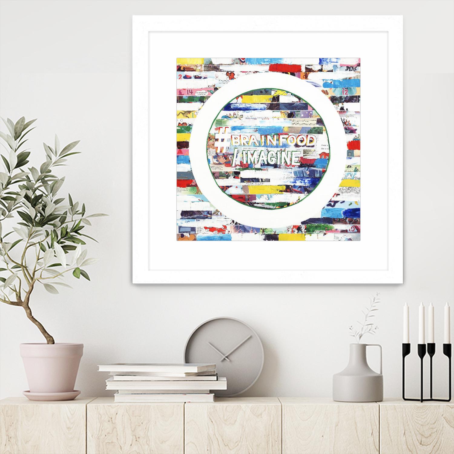 Smoke Circus IV by Daleno Art on GIANT ART - red patterns abstrait