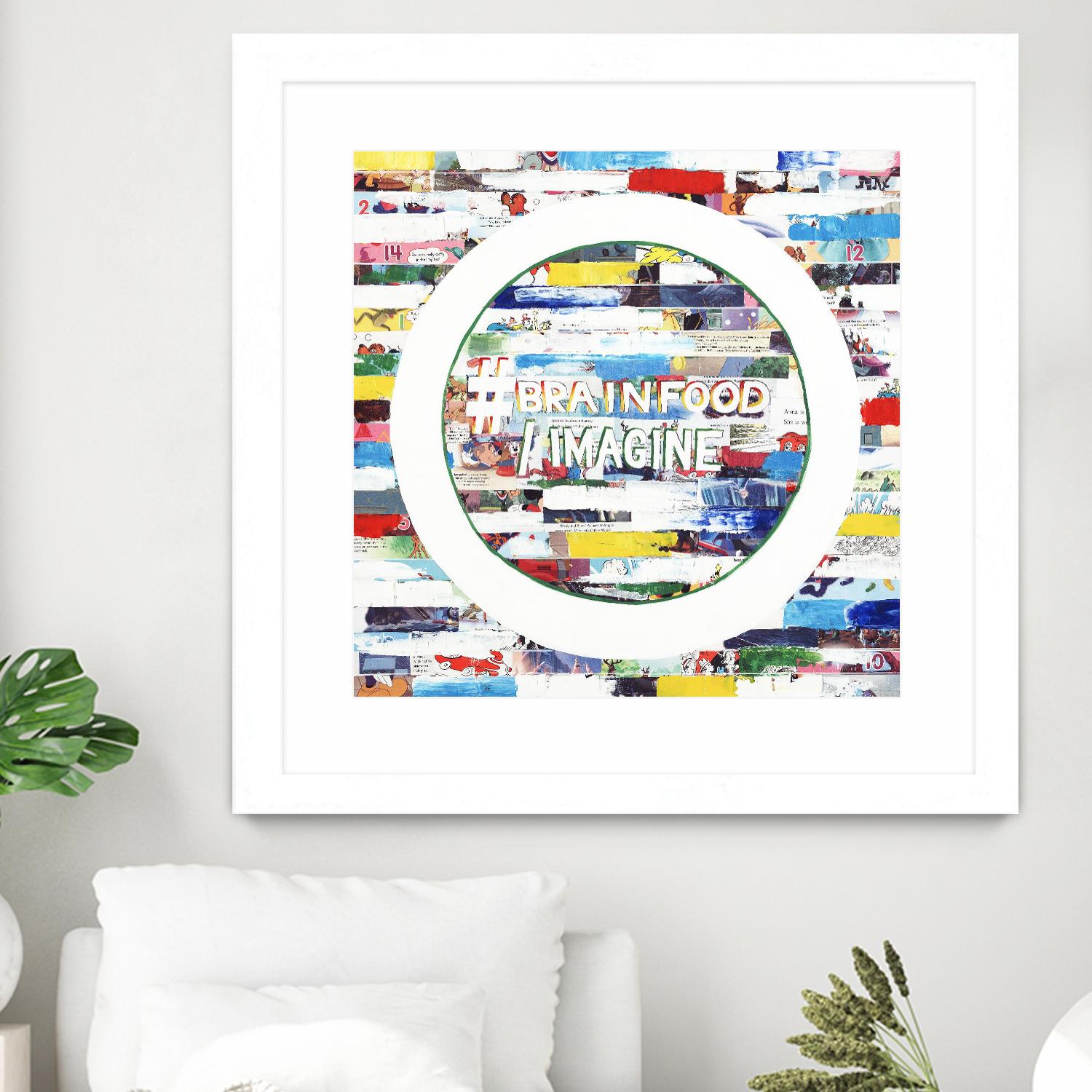 Smoke Circus IV by Daleno Art on GIANT ART - red patterns abstrait