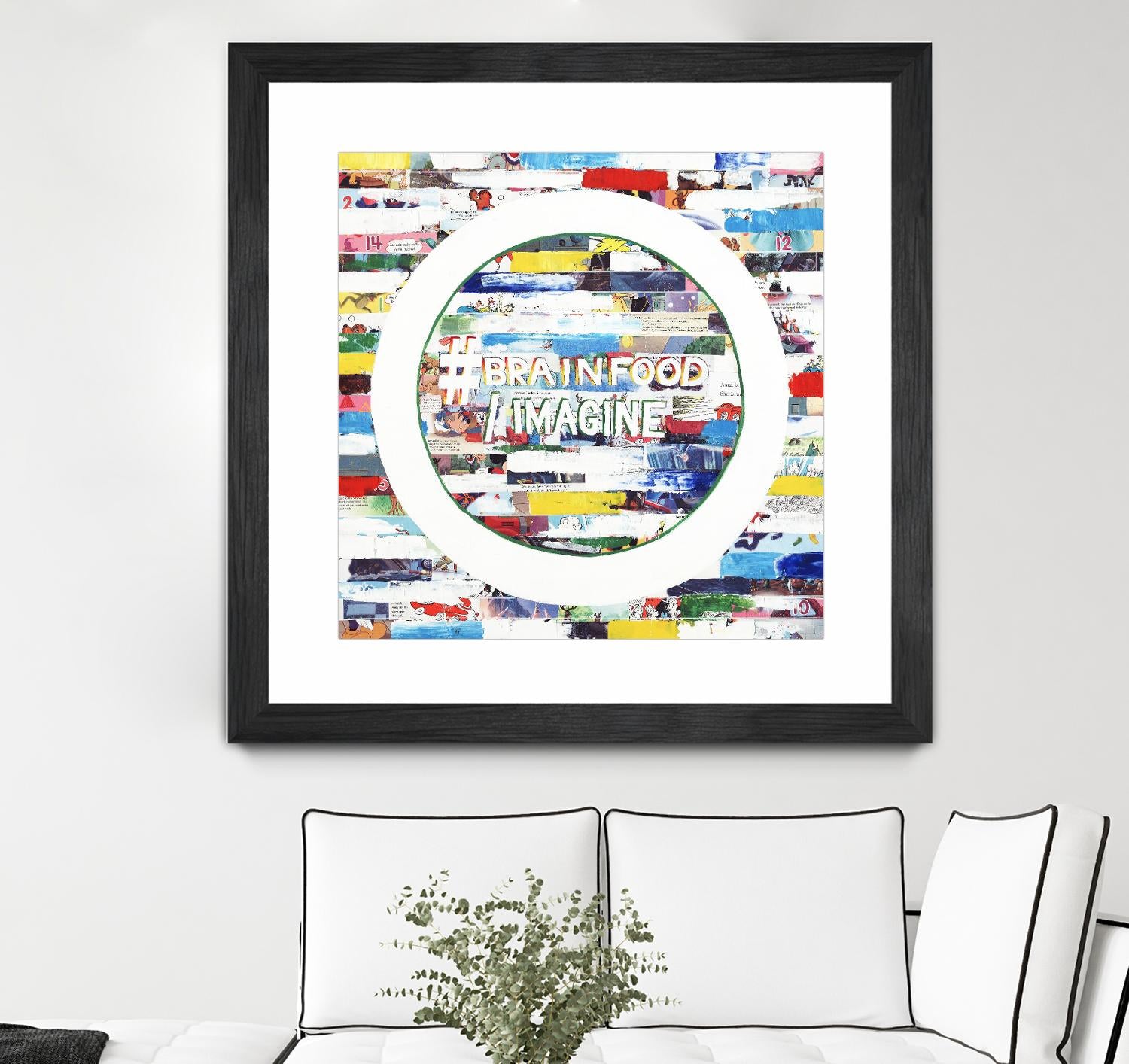 Smoke Circus IV by Daleno Art on GIANT ART - red patterns abstrait