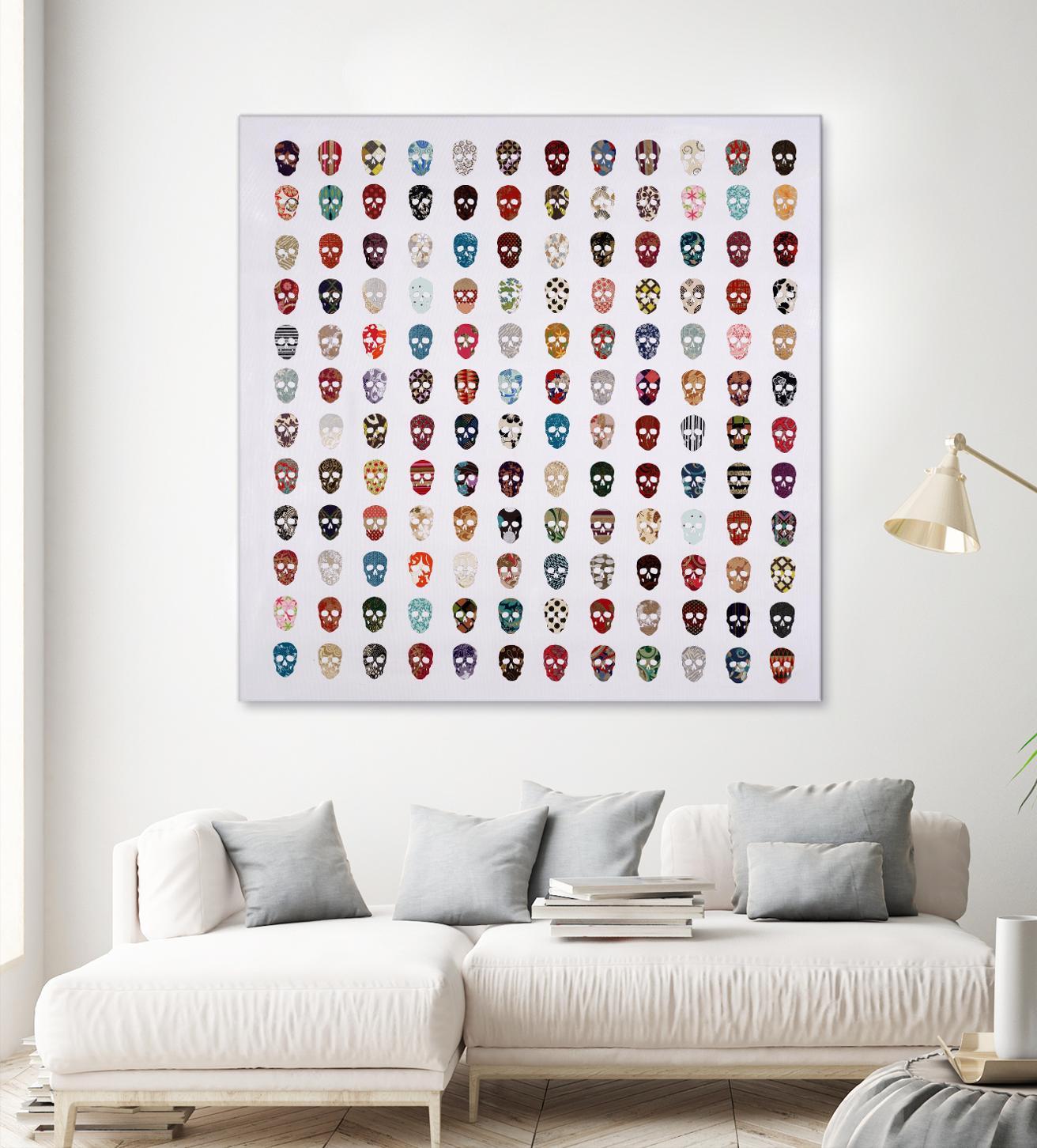 Gorgeous Crowd by Daleno Art on GIANT ART - red abstract