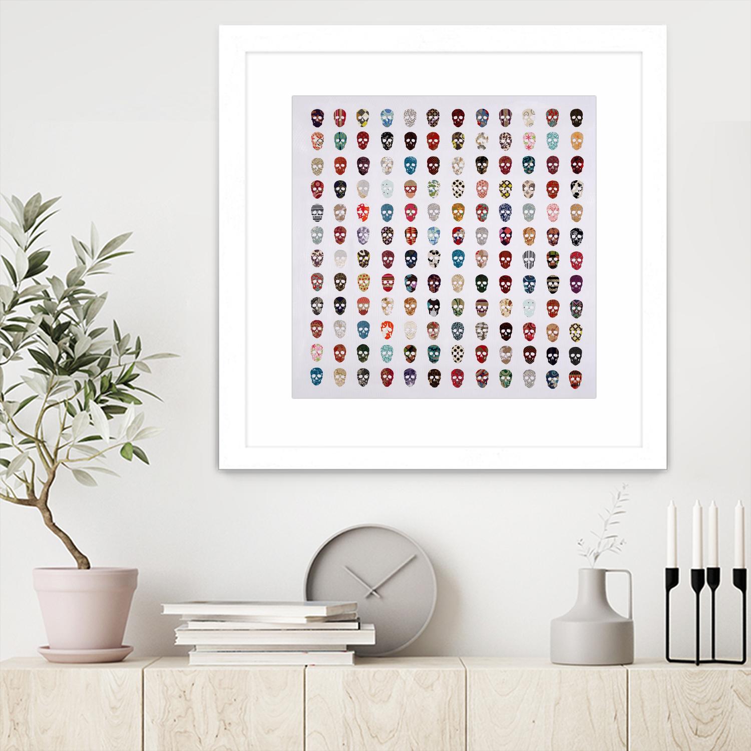 Gorgeous Crowd by Daleno Art on GIANT ART - red abstract