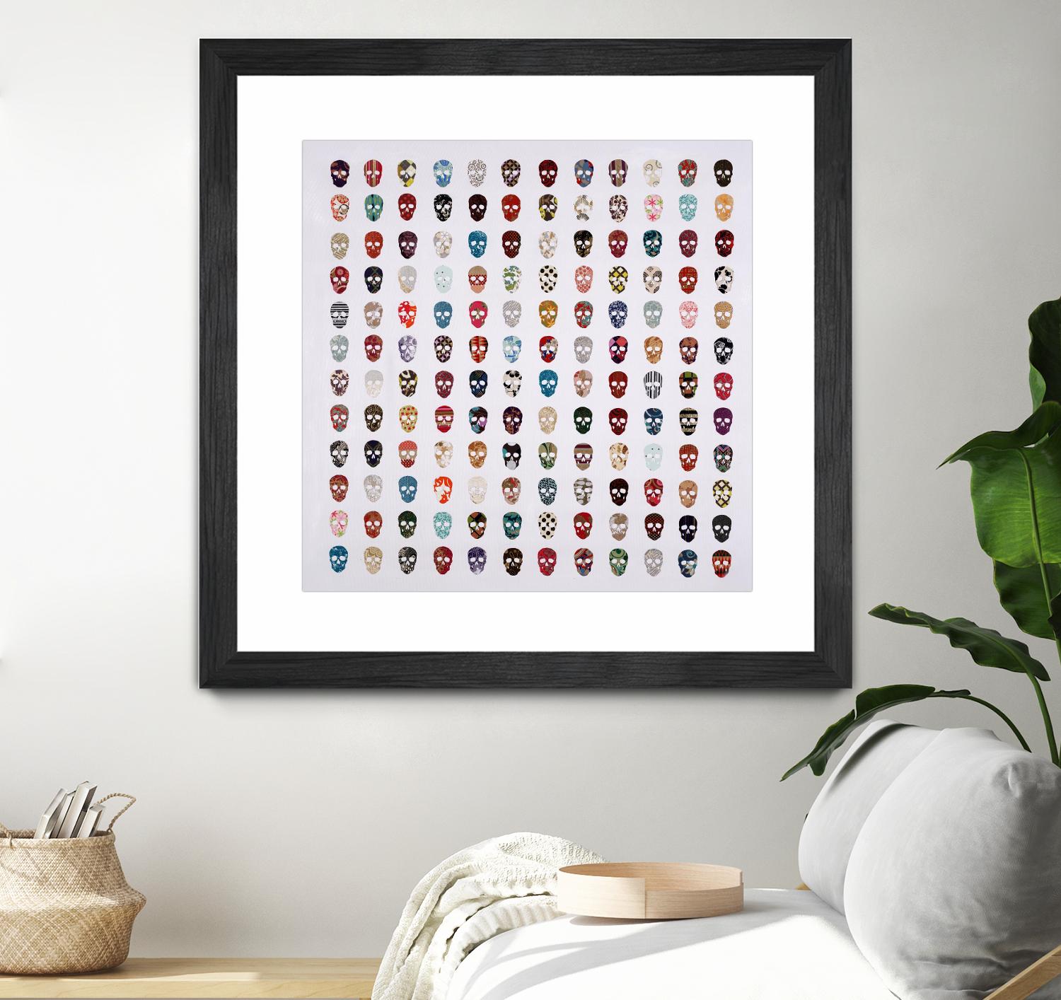 Gorgeous Crowd by Daleno Art on GIANT ART - red abstract