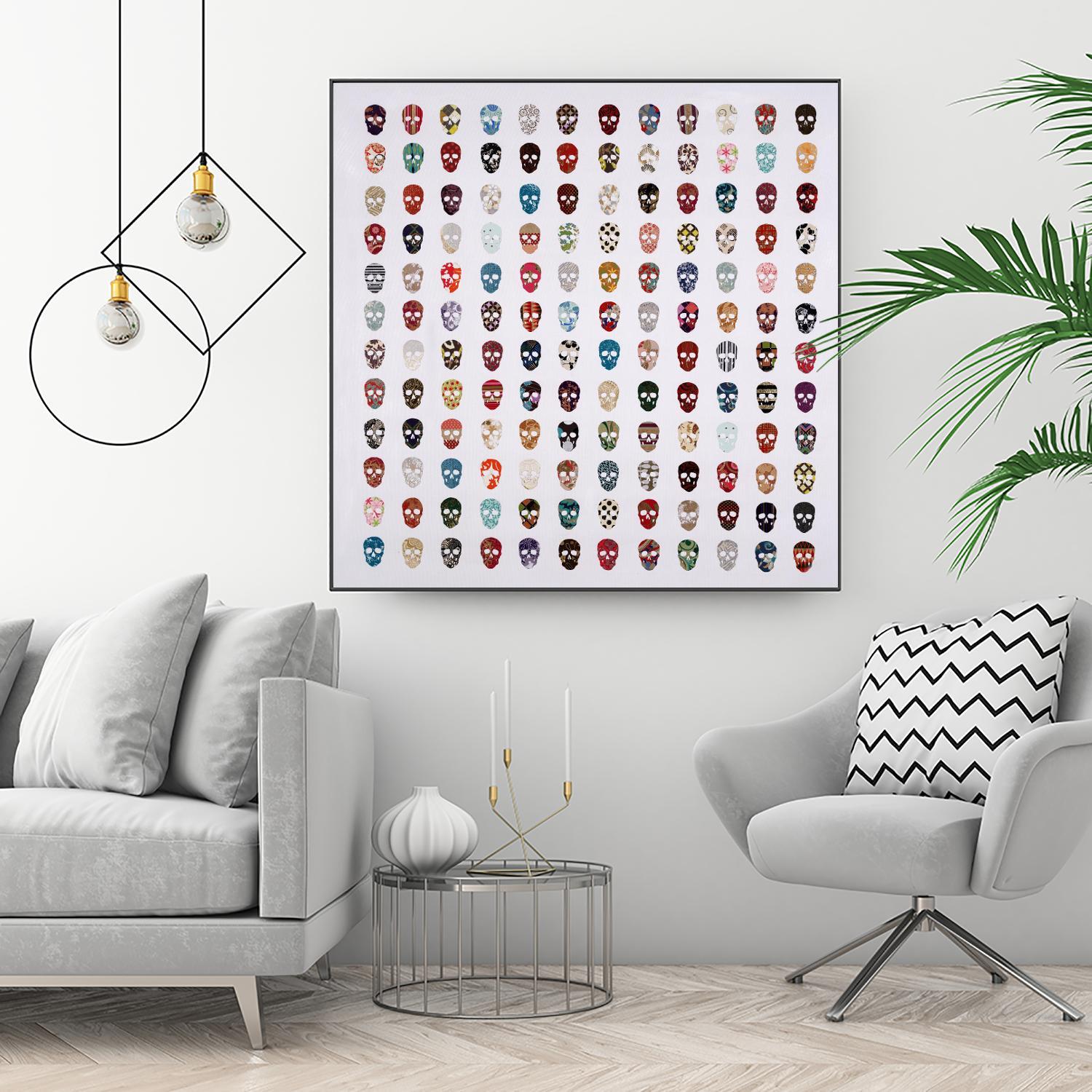 Gorgeous Crowd by Daleno Art on GIANT ART - red abstract