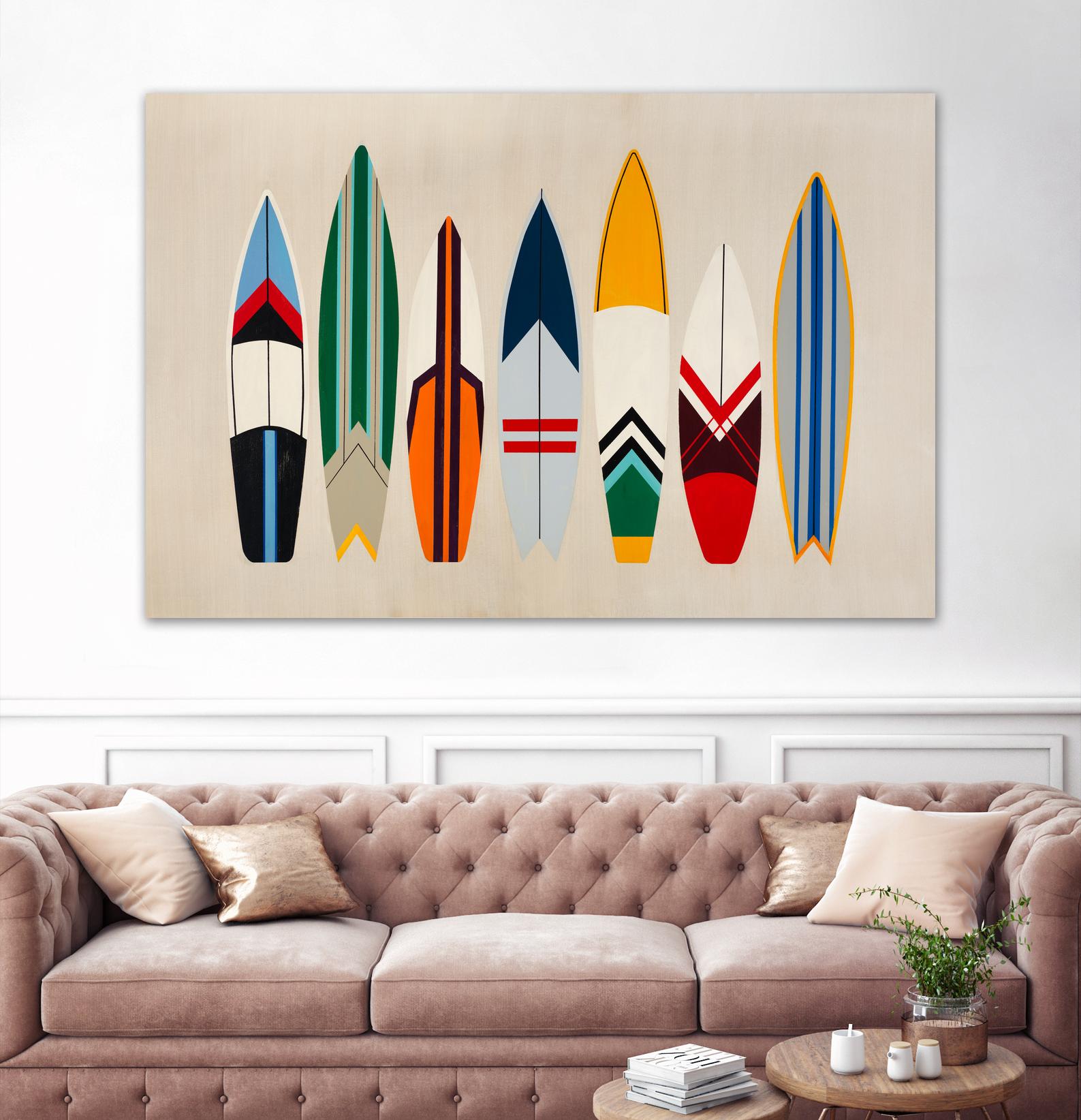 Hip to Be Me II by Daleno Art on GIANT ART - orange digital surf