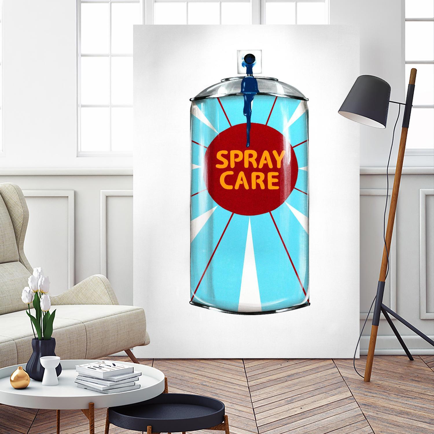 Public Expression II by Daleno Art on GIANT ART - red typography spray can