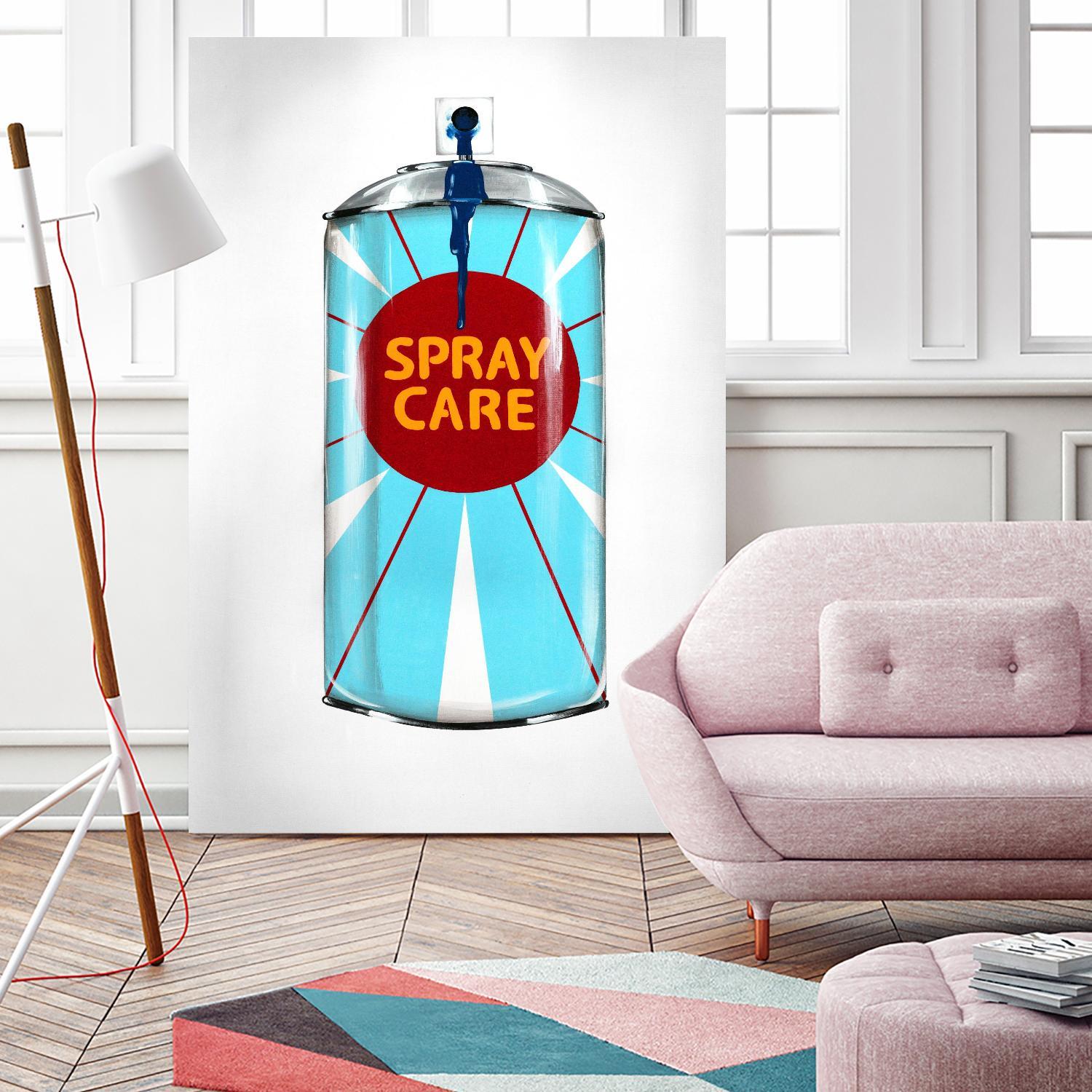 Public Expression II by Daleno Art on GIANT ART - red typography spray can