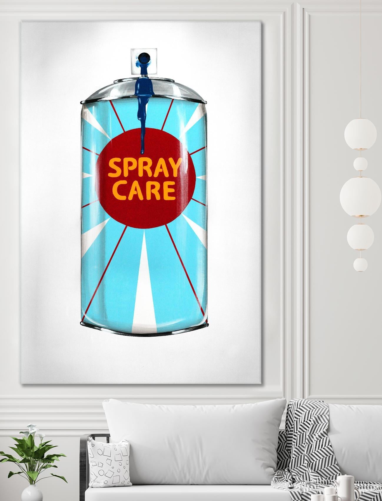 Public Expression II by Daleno Art on GIANT ART - red typography spray can