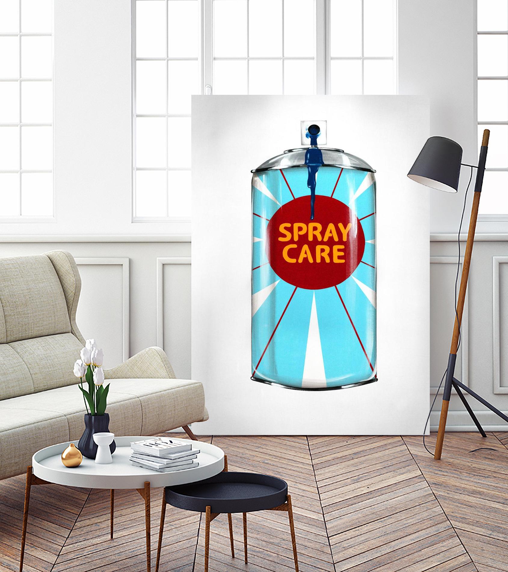 Public Expression II by Daleno Art on GIANT ART - red typography spray can