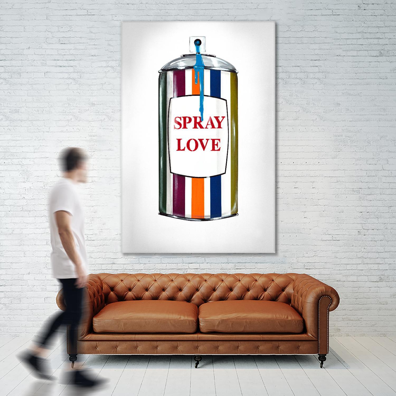 Public Expression V by Daleno Art on GIANT ART - orange typography love