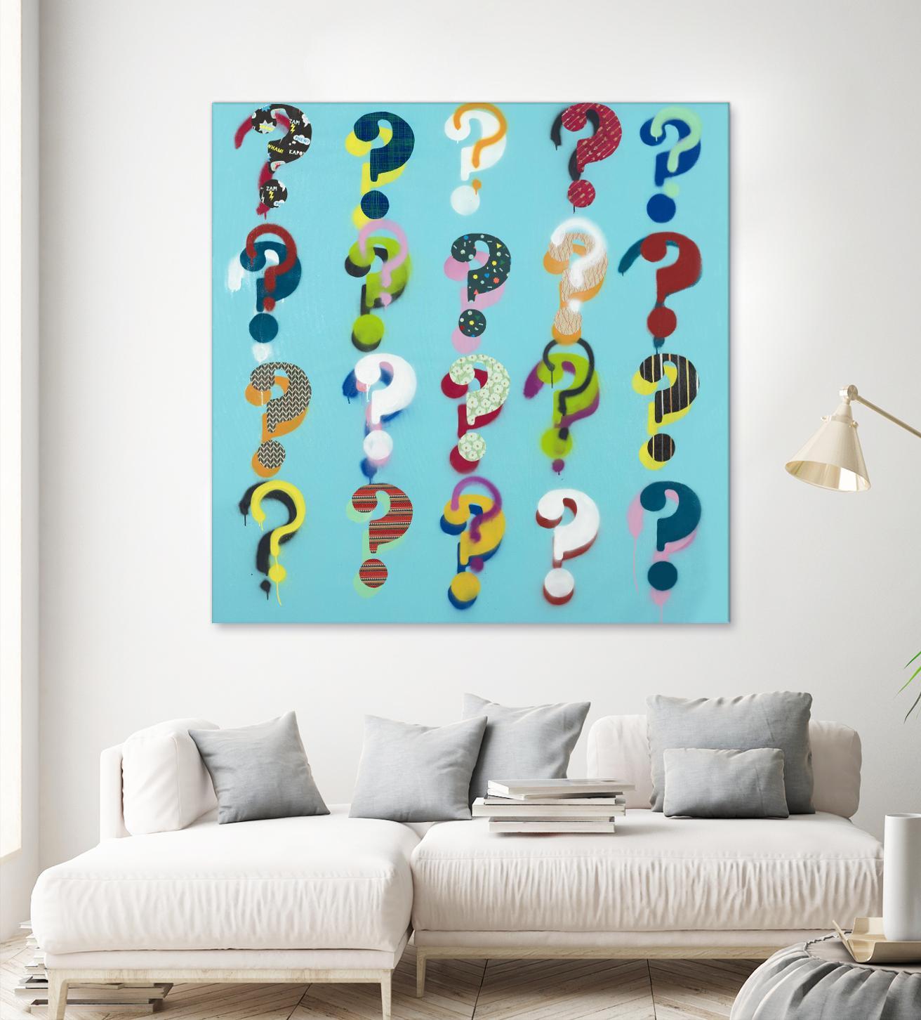 Pop the Question by Daleno Art on GIANT ART - abstract