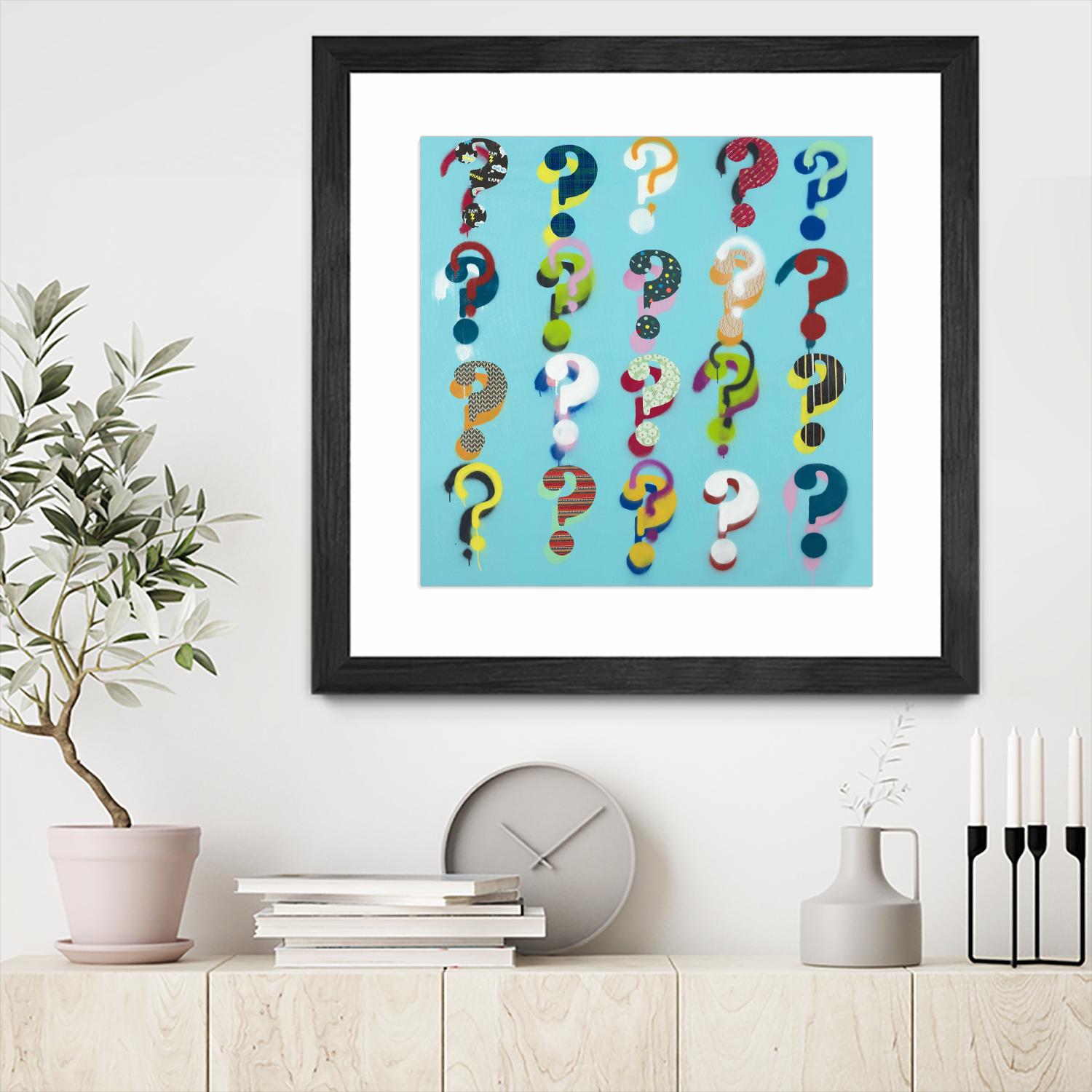 Pop the Question by Daleno Art on GIANT ART - abstract