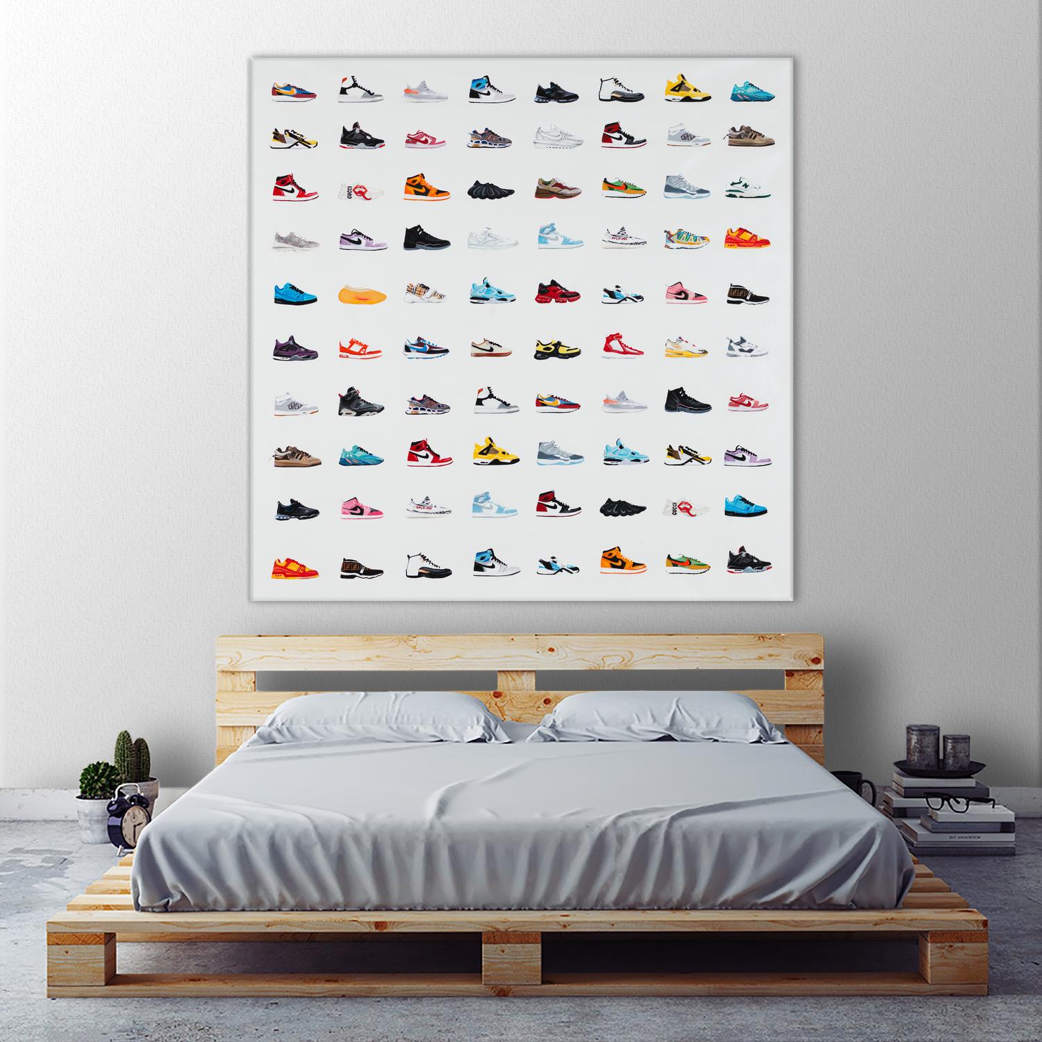 Life Is Short Buy The Shoes by Daleno Art on GIANT ART - orange digital pop