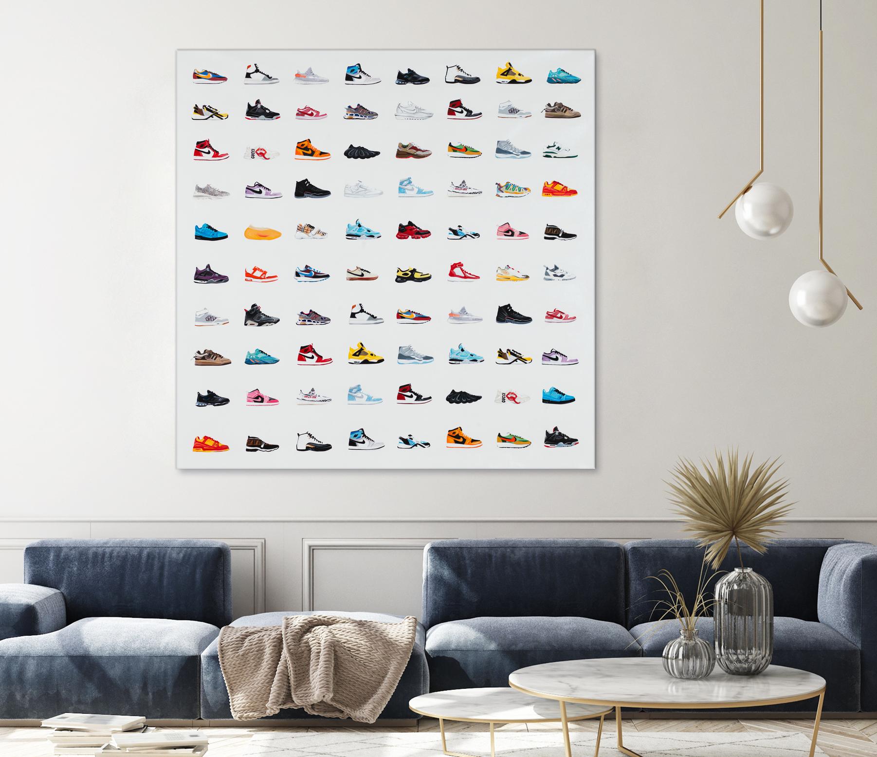 Life Is Short Buy The Shoes by Daleno Art on GIANT ART - orange digital pop