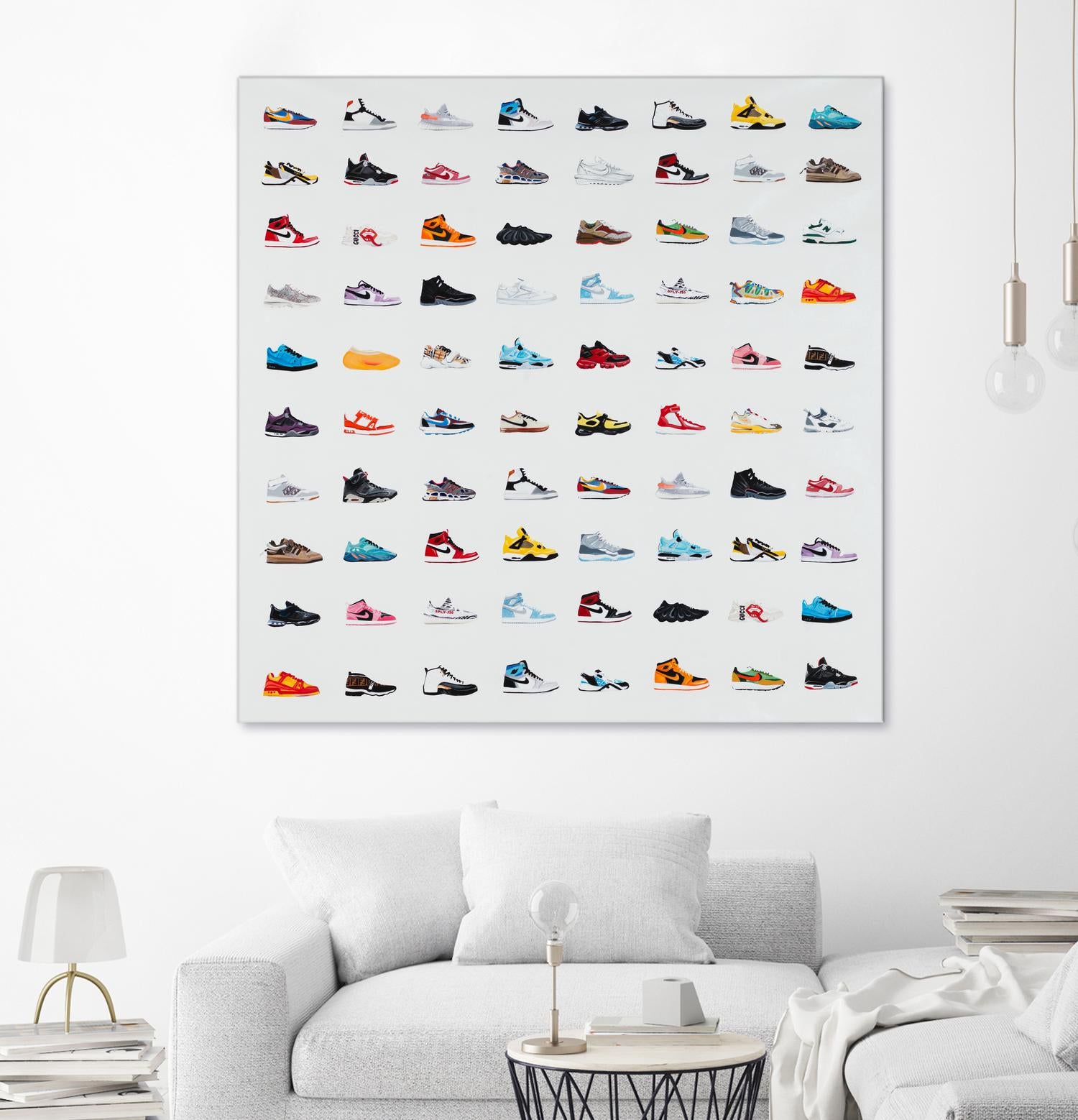 Life Is Short Buy The Shoes by Daleno Art on GIANT ART - orange digital pop