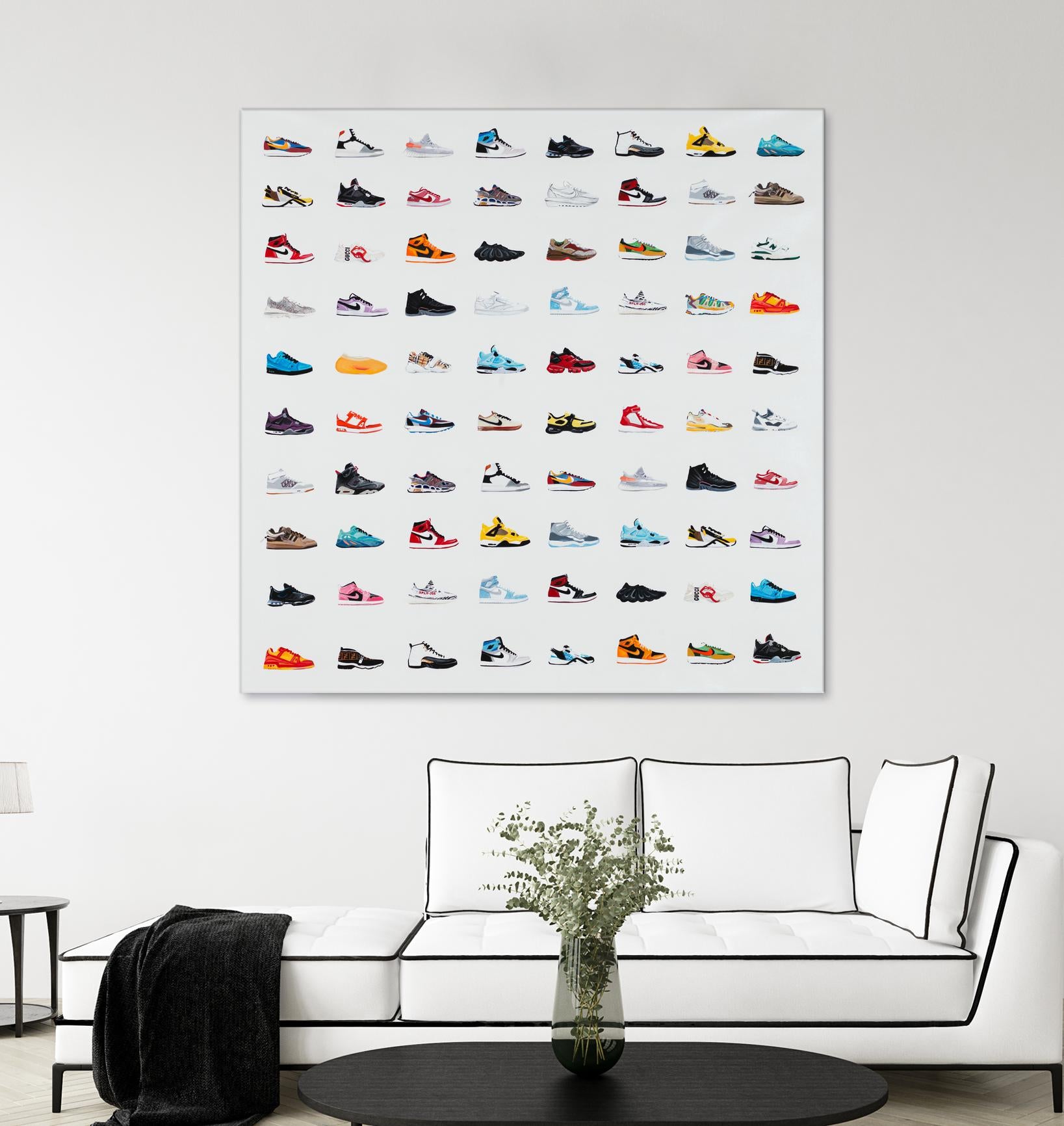 Life Is Short Buy The Shoes by Daleno Art on GIANT ART - orange digital pop